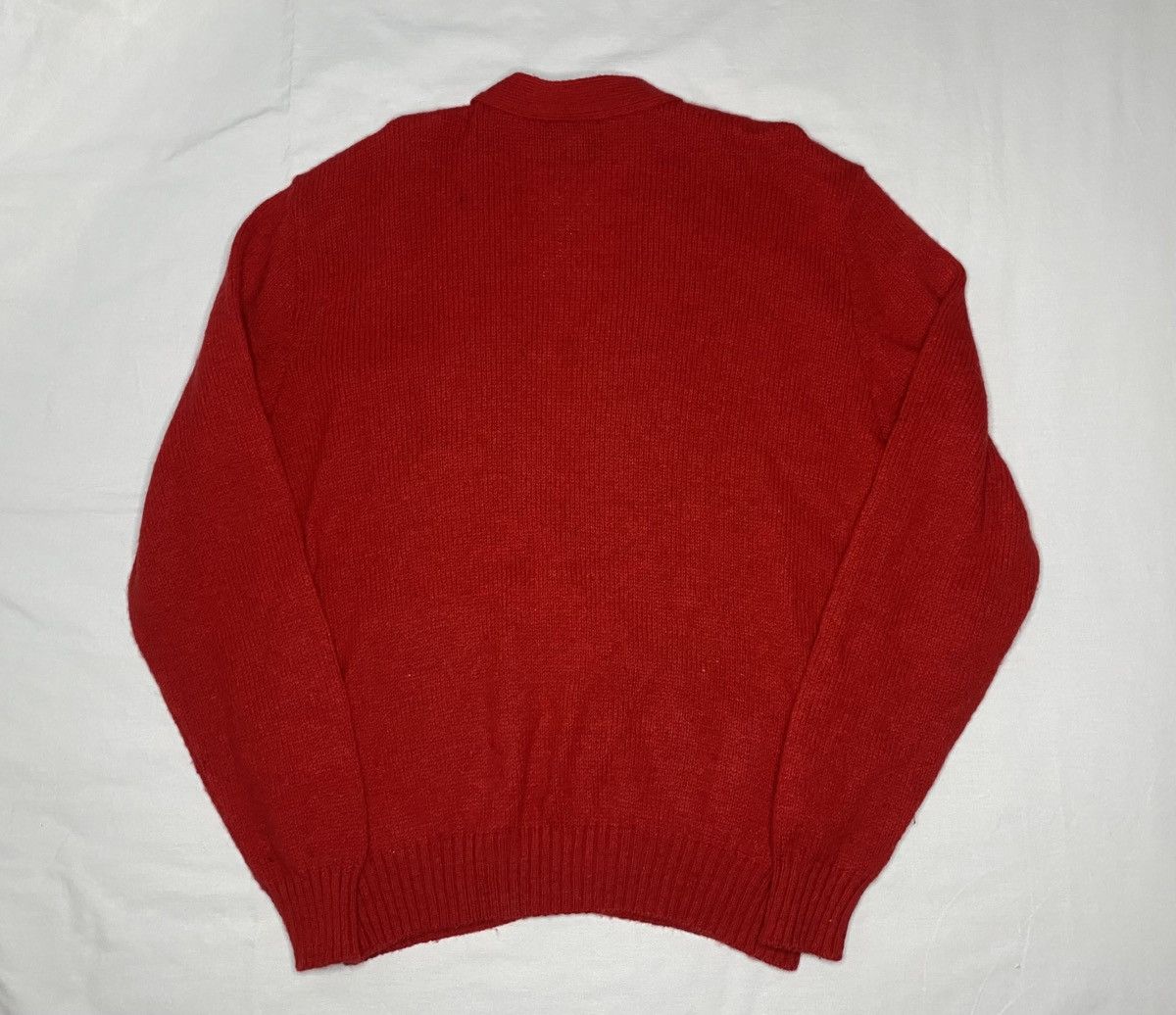 Jantzen Vintage Jantzen Sweater Large Red Button Cardigan USA Knit Size US L / EU 52-54 / 3 - 3 Thumbnail