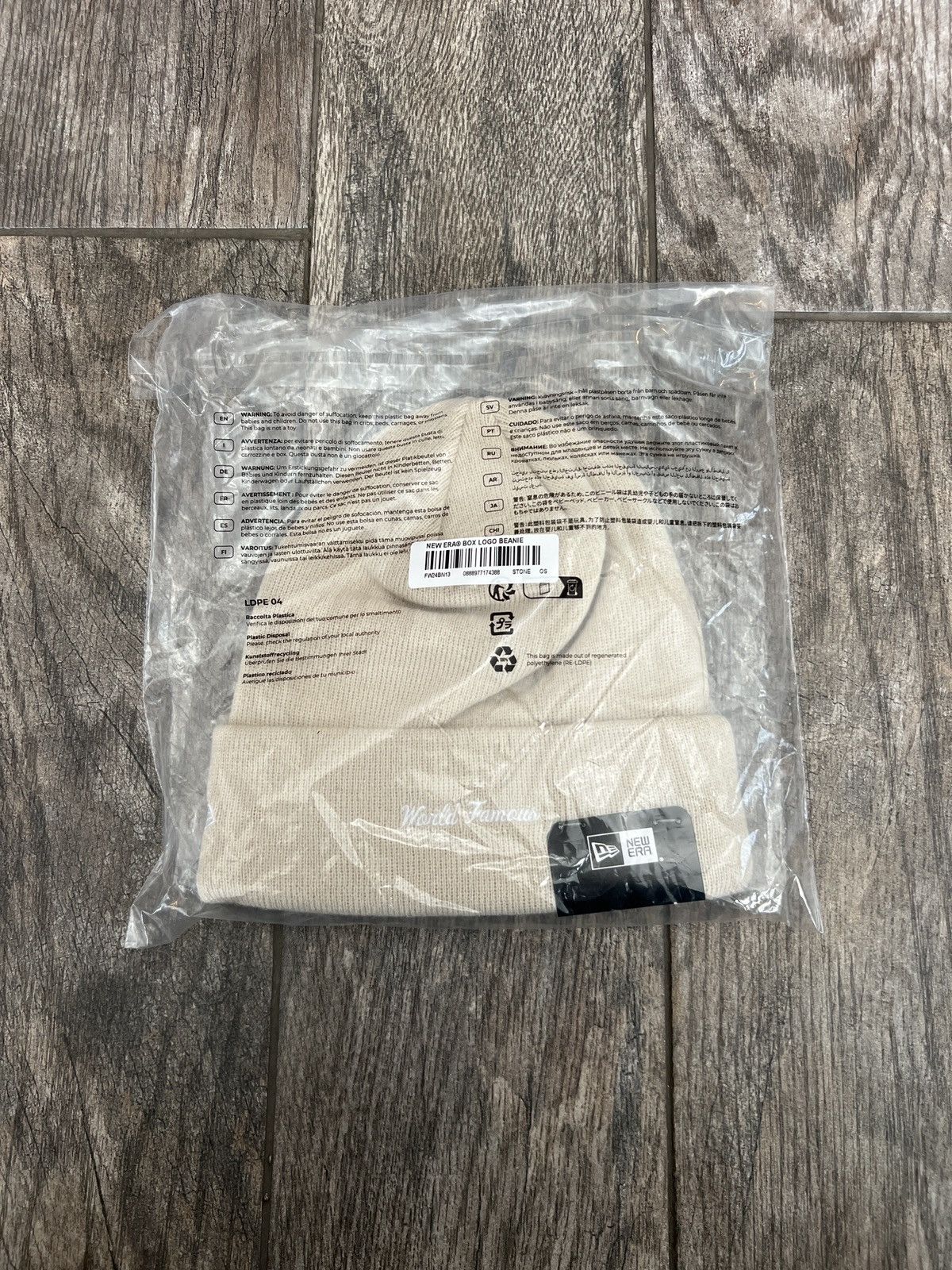 Supreme Supreme Box Logo Beanie FW24 (Stone) Size ONE SIZE - 2 Thumbnail