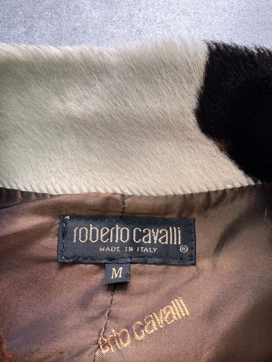 Roberto Cavalli FW2000 Roberto Cavalli Cow Fur Trench Coat Size XS / US 0-2 / IT 36-38 - 7 Thumbnail