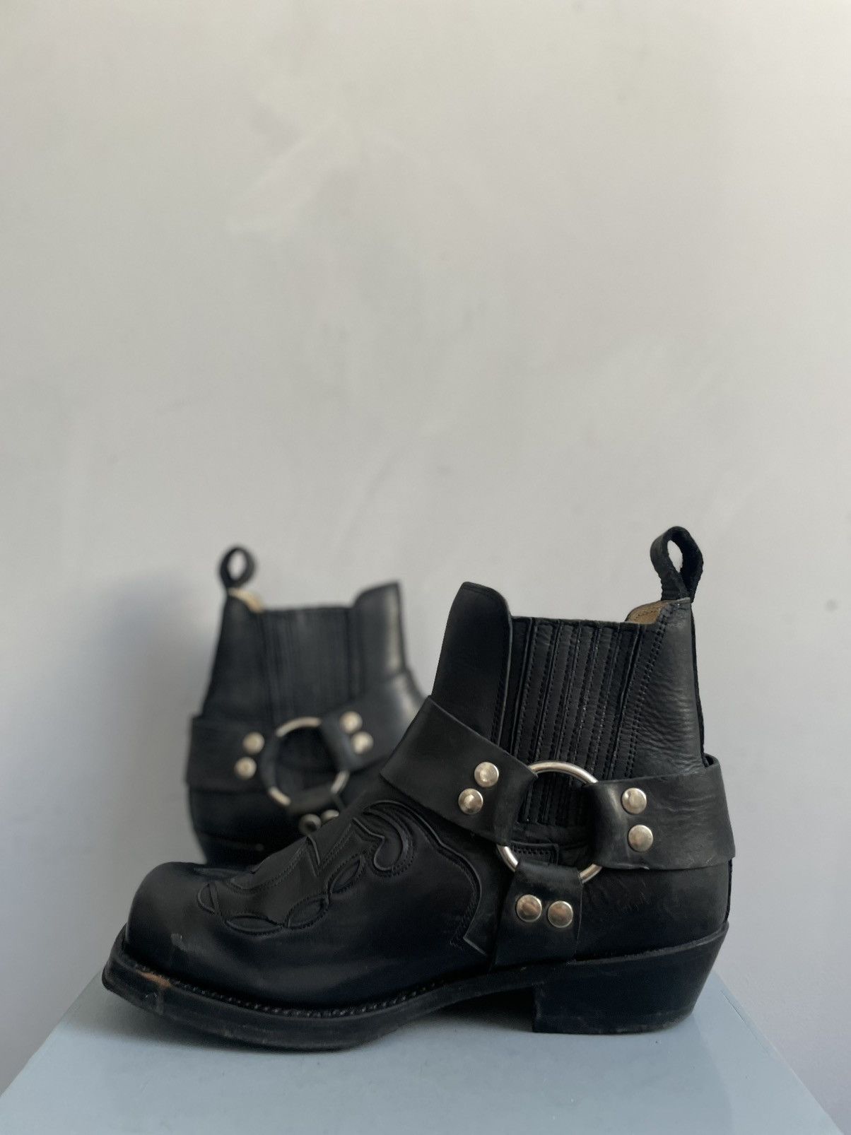 Harley Davidson Retro flames boots western Ankle moto harley davidson style Size US 9 / IT 39 - 7 Thumbnail