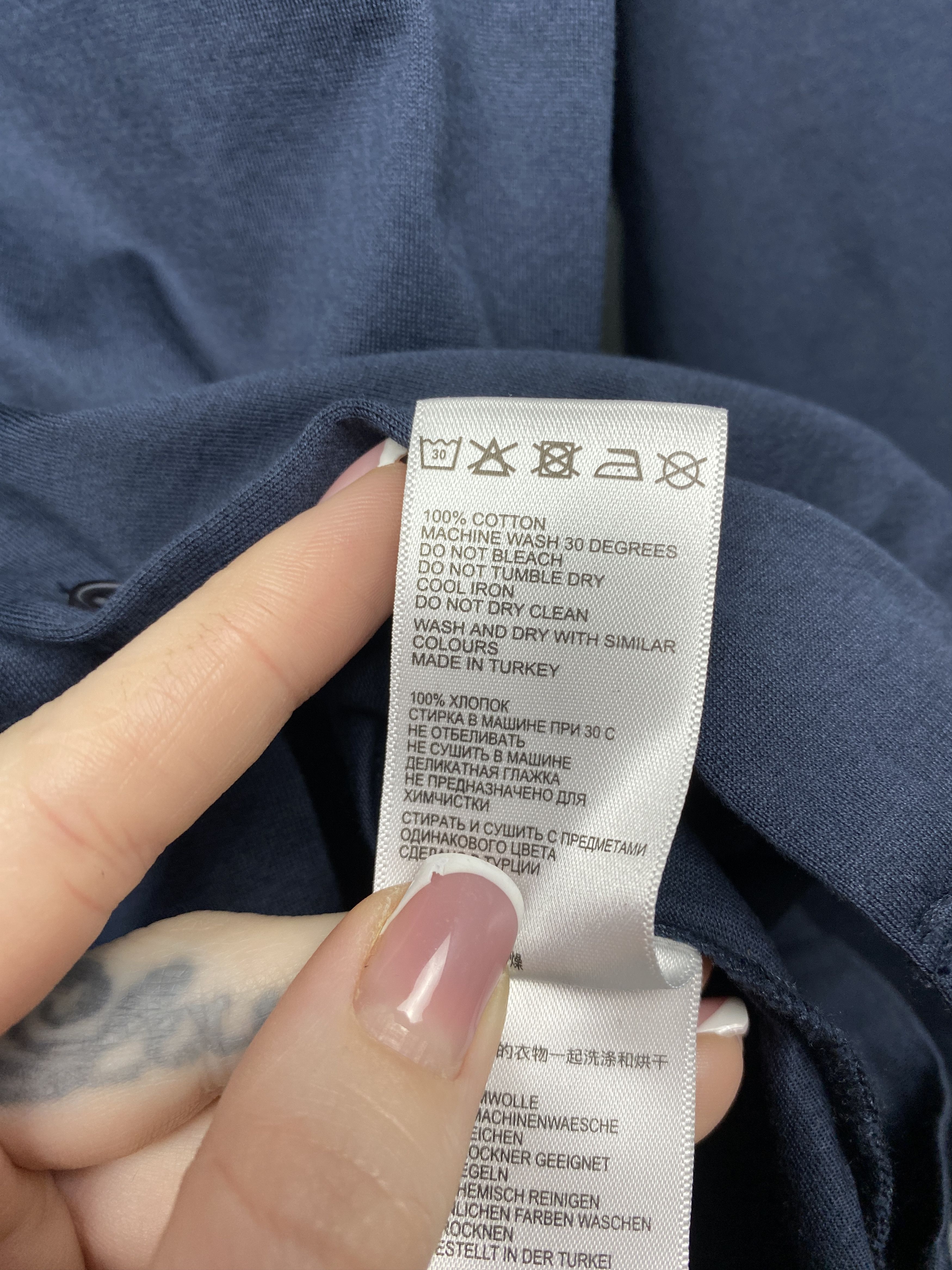 Reiss Reiss Mens Long Sleeve Polo Shirt Size US L / EU 52-54 / 3 - 5 Thumbnail