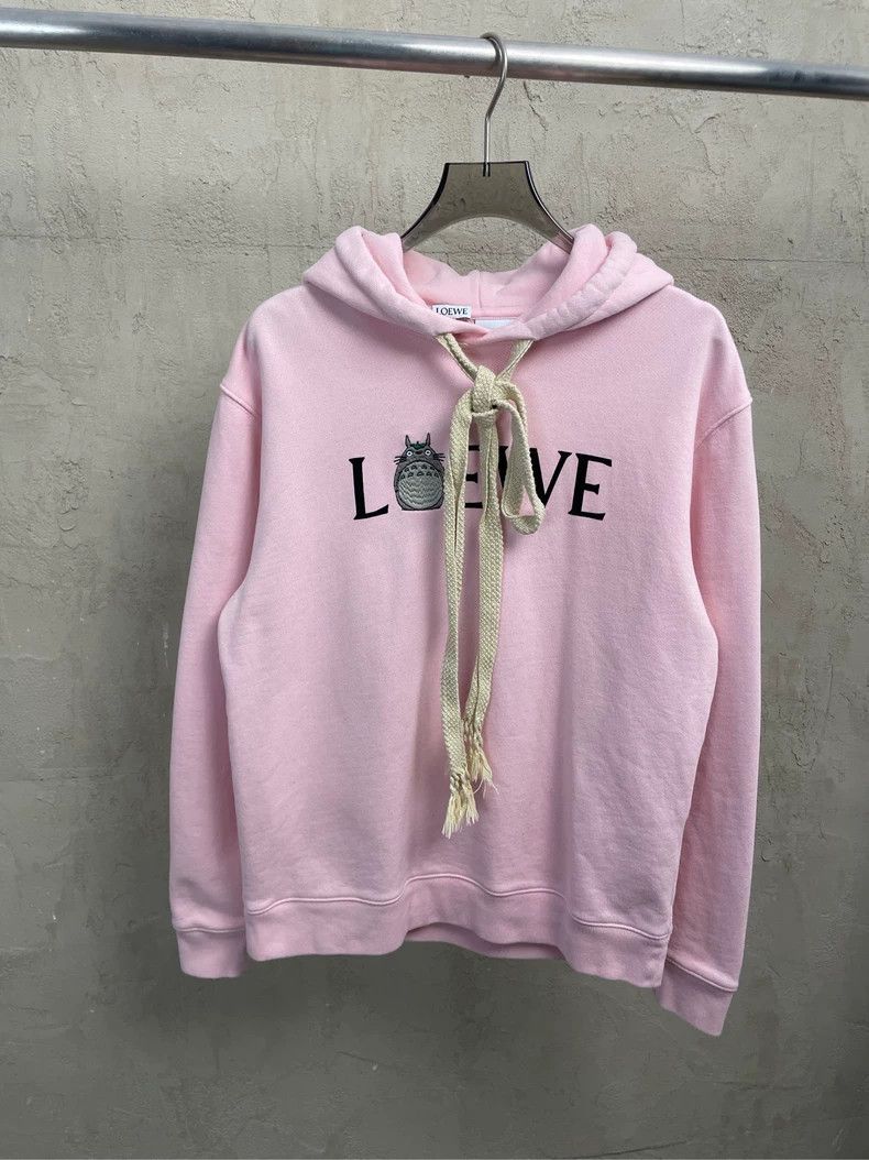 Loewe loewe Sakura Pink Totoro Limited Edition Hooded Sweatshirt Size US XS / EU 42 / 0 - 1 Thumbnail