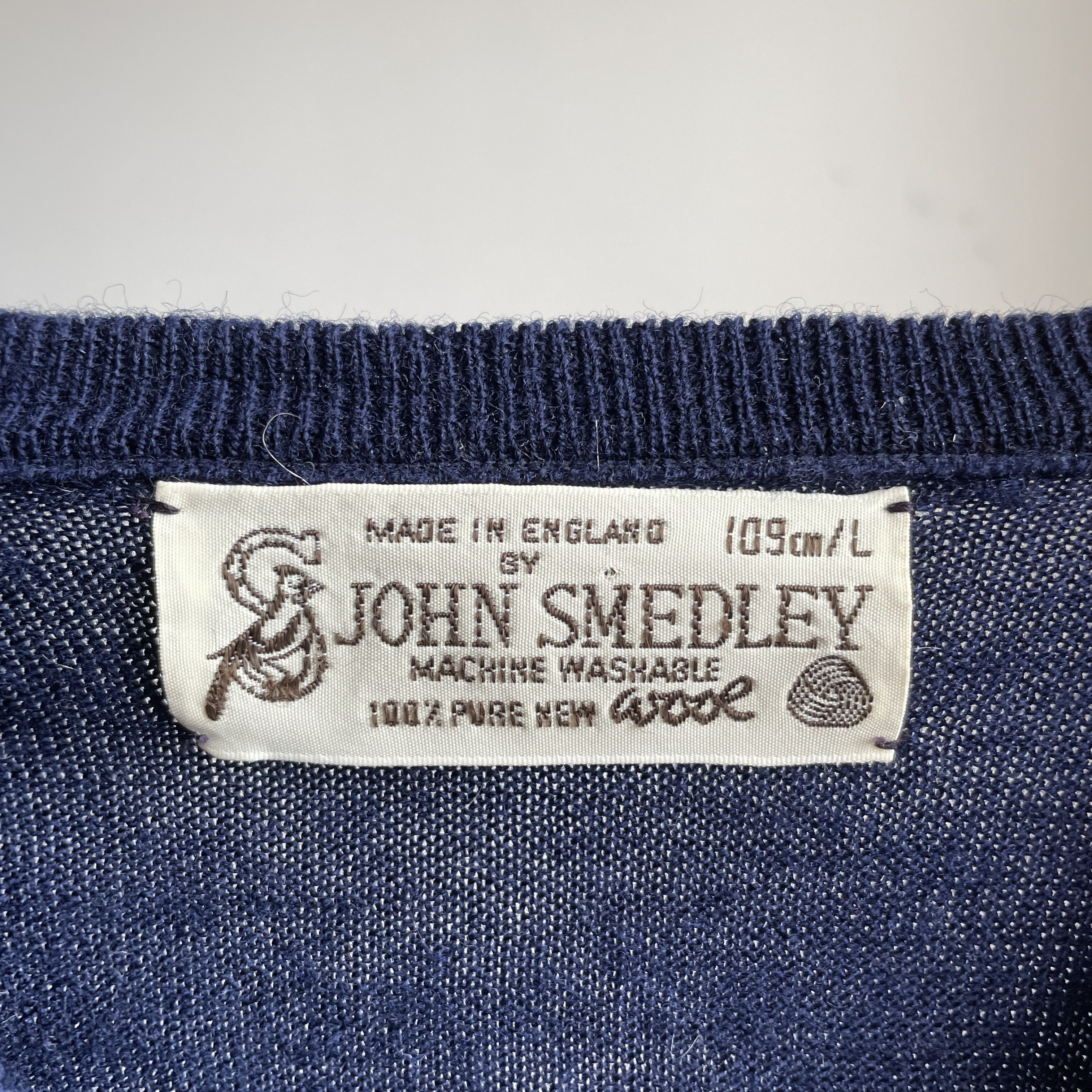 John Smedley John Smedley Vintage 90's 80's Wool Sweater Vest Size US L / EU 52-54 / 3 - 5 Thumbnail