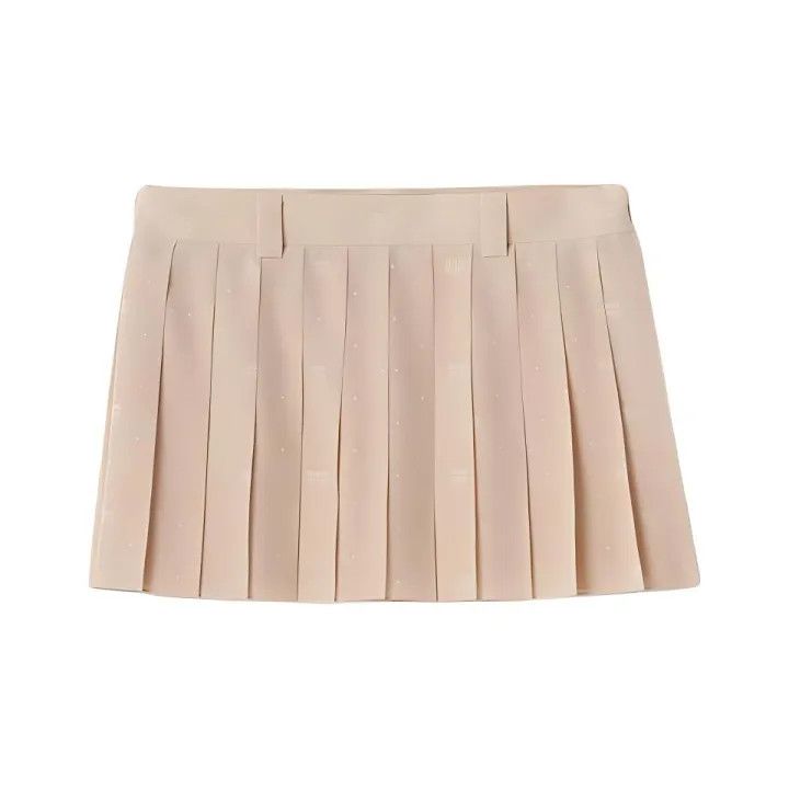 Miu Miu Miu Miu Pleated Casual Short Skirt for Women 0079 Size 36" / US 14 / IT 50 - 1 Thumbnail