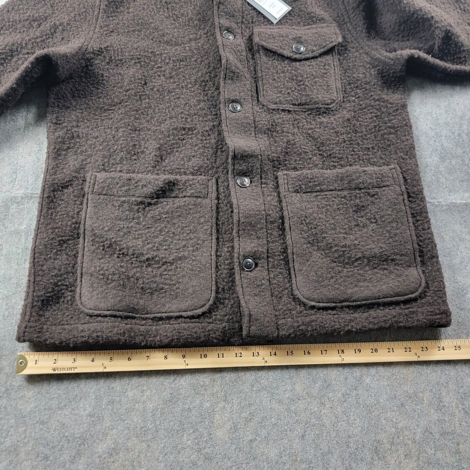 Todd Snyder Todd Snyder Wool Blend Boucle Chore Jacket Size US XL / EU 56 / 4 - 12 Thumbnail