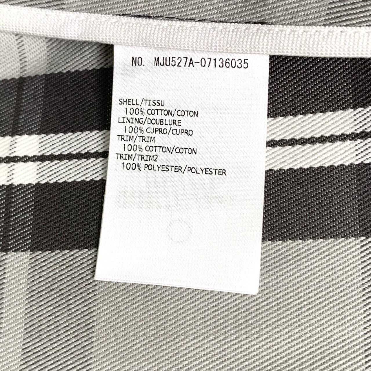 Thom Browne Thom Browne Grey Checkered Lapel Blazer Size US XS / EU 42 / 0 - 6 Thumbnail