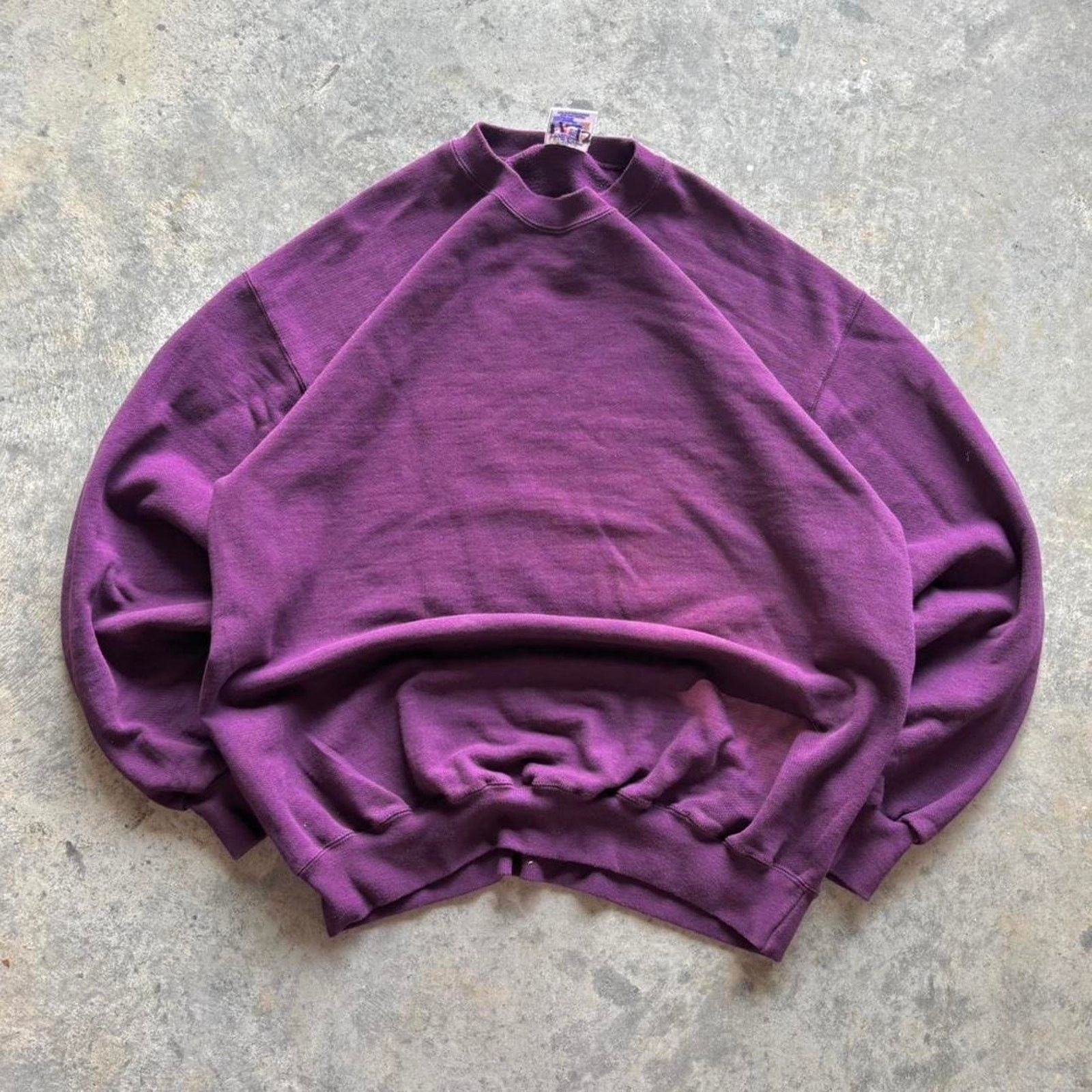 Champion × Jerzees × Vintage Vintage 80s Reverse Weave Knit Crewneck Sweatshirt Size US XL / EU 56 / 4 - 1 Thumbnail