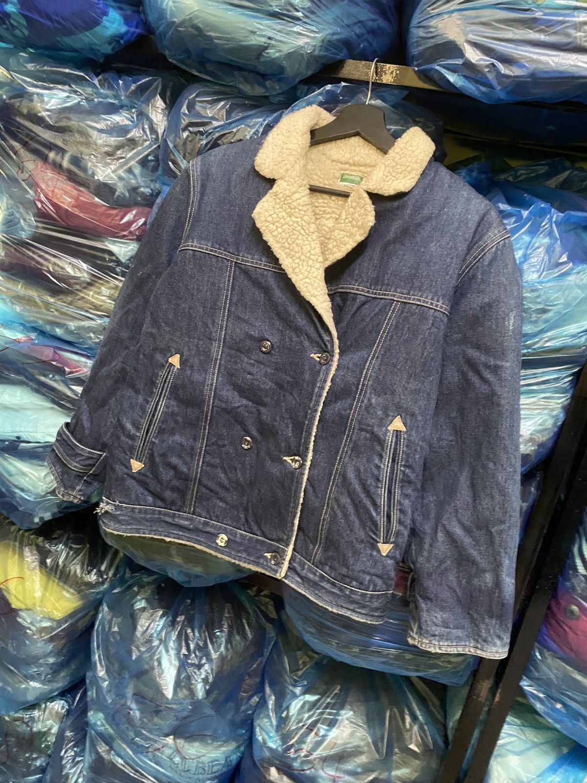 Japanese Brand Vintage Simple Life by Renown Sherpa-Lined Denim Jacket Size US S / EU 44-46 / 1 - 4 Thumbnail