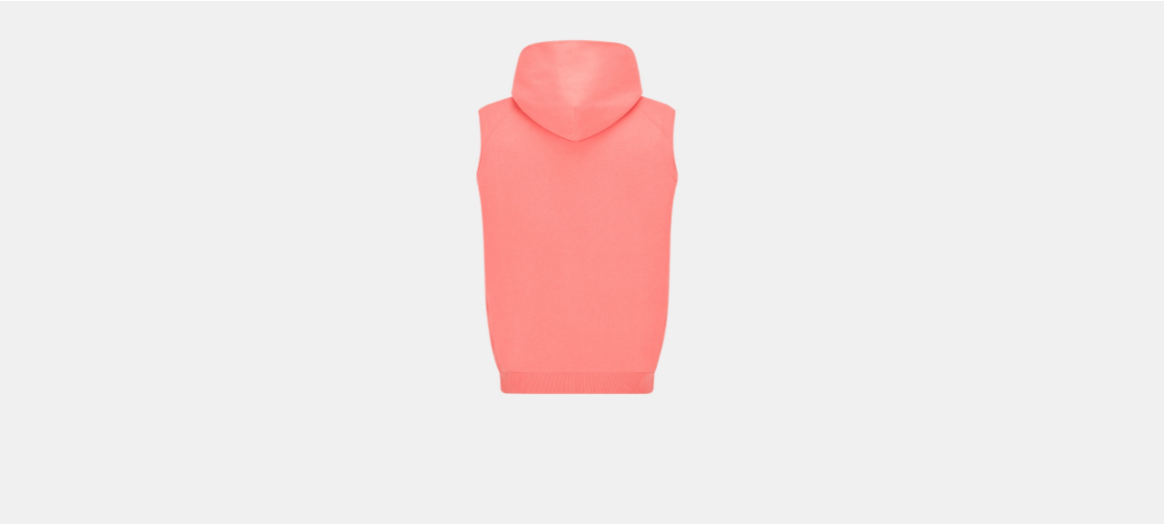 Dior o1w1db10824 Oversized Sleeveless Hooded Sweatshirts in Coral Size US XXL / EU 58 / 5 - 2 Thumbnail