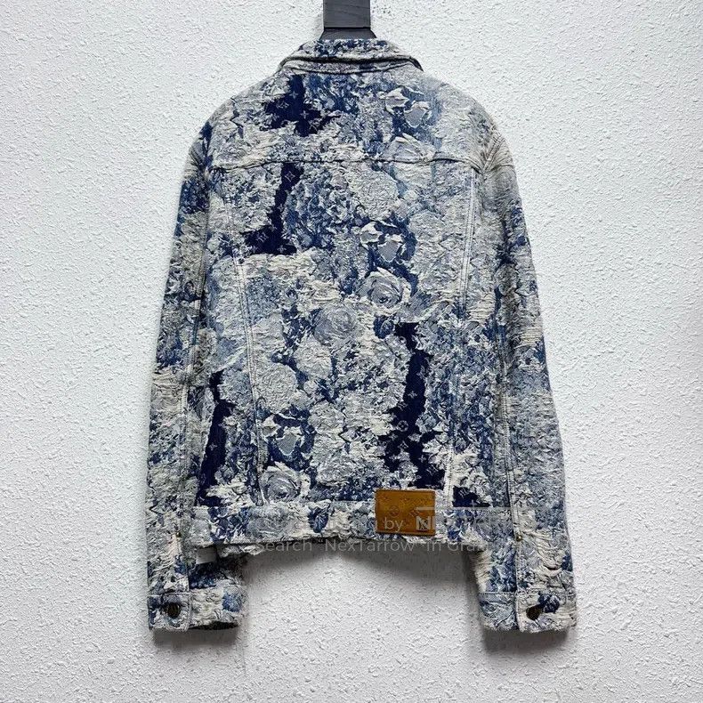 Louis Vuitton Louis Vuitton Flowers and plants full of erosion denim jac Size US L / EU 52-54 / 3 - 2 Thumbnail