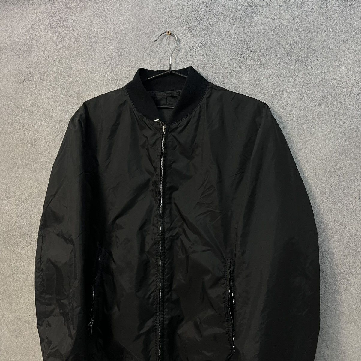 Prada Prada Light Bomber Nylon Black Jacket Size US M / EU 48-50 / 2 - 2 Thumbnail