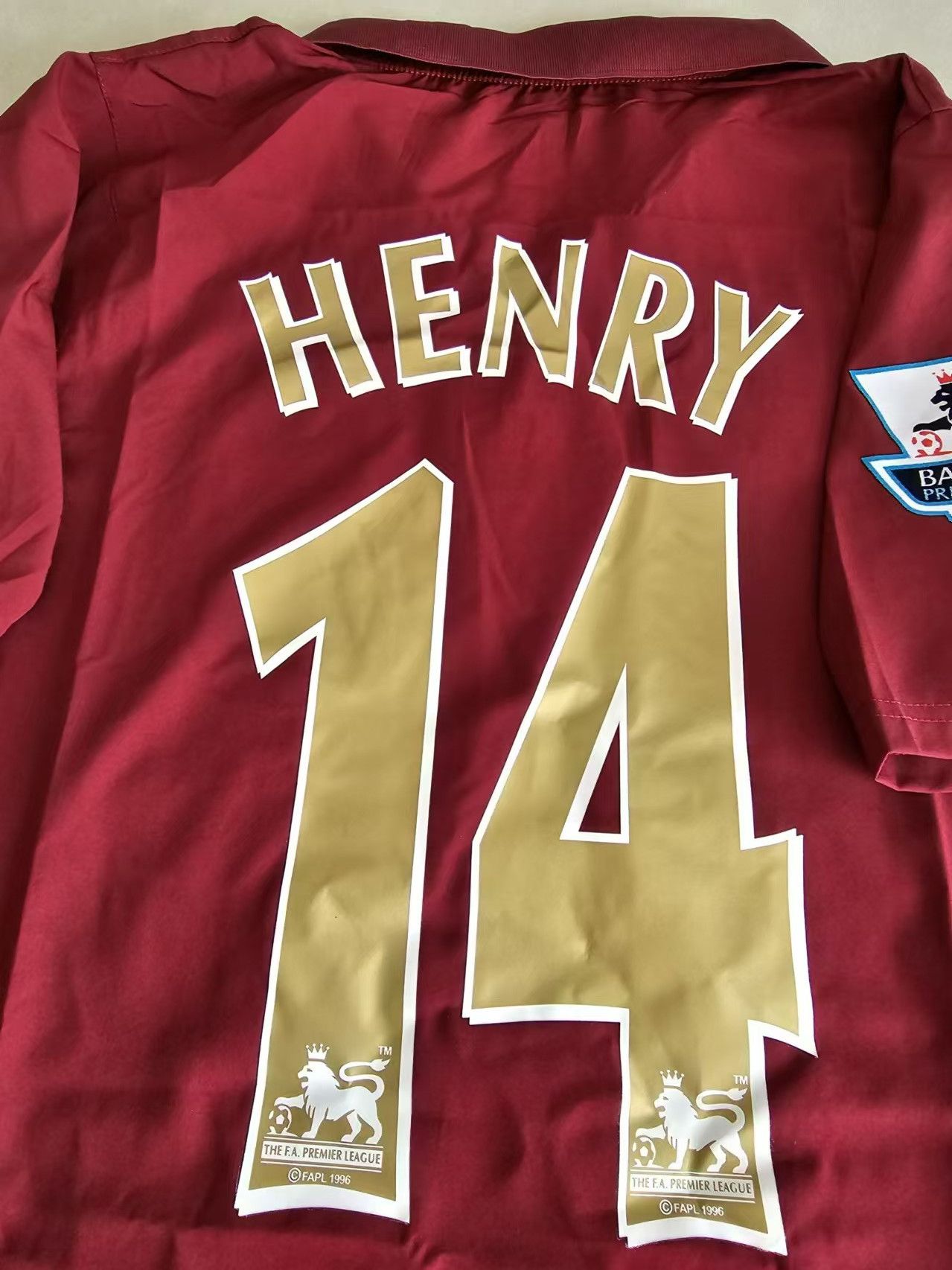 Other 05 06 Arsenal #14 Thierry Henry Jersey Size US XL / EU 56 / 4 - 4 Thumbnail