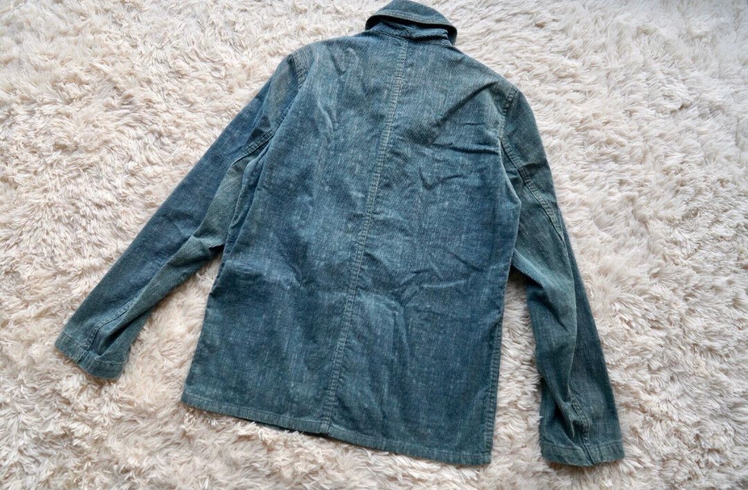 Visvim visvim 13SS Artifact Coverall Indigo Corduroy Jacket Size US M / EU 48-50 / 2 - 3 Thumbnail