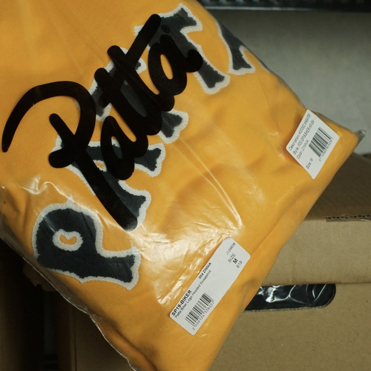 Stussy Patta Biker Logo Hoodie Zinnia Size US M / EU 48-50 / 2 - 7 Thumbnail