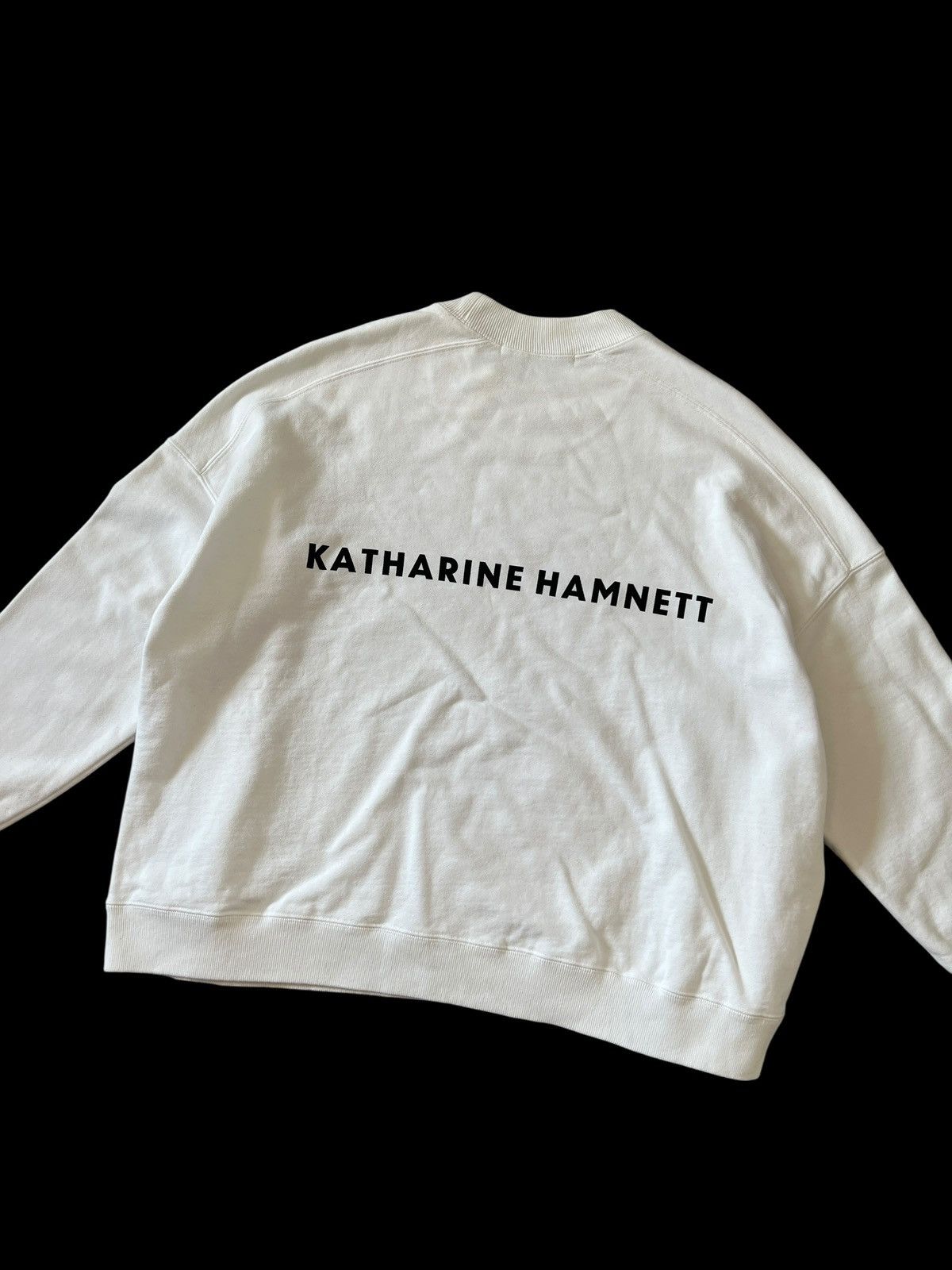 Katharine Hamnett London Katharine Hamnett ‘Love” Boxy Cut Sweatshirt Size L / US 10 / IT 46 - 8 Thumbnail