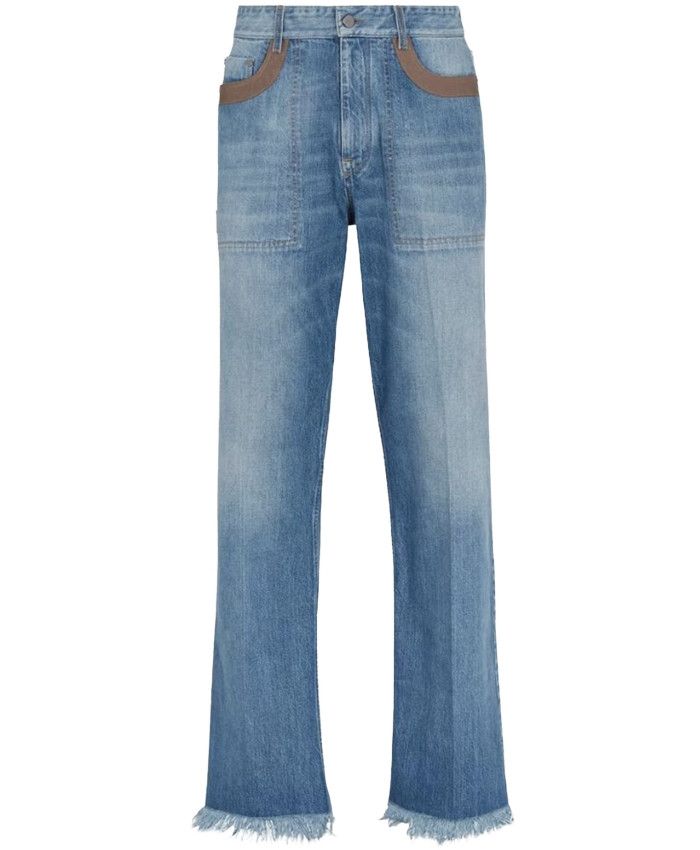 Fendi o1loc1c0824 Trousers in Blue Size US 28 / EU 44 - 1 Thumbnail