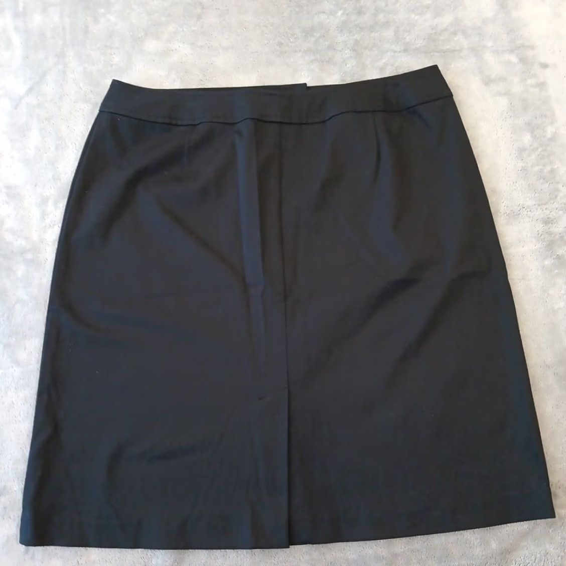 Pendleton Pendleton Skirt Knee Length Black Cotton Blend Size 16P 10 Regular Slit Pencil Women Vintage No N/A Size 32" / US 10 / IT 46 - 2 Thumbnail