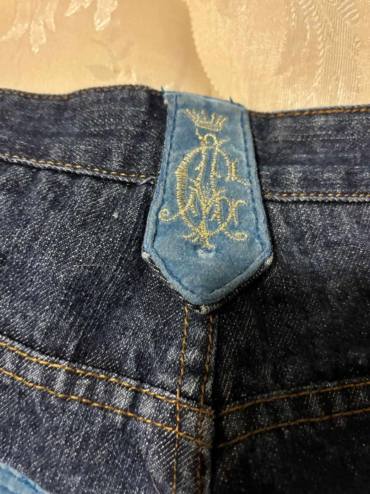 Christian Audigier × Ed Hardy × Vintage Traditional art denim Size US 42 / EU 58 - 5 Thumbnail