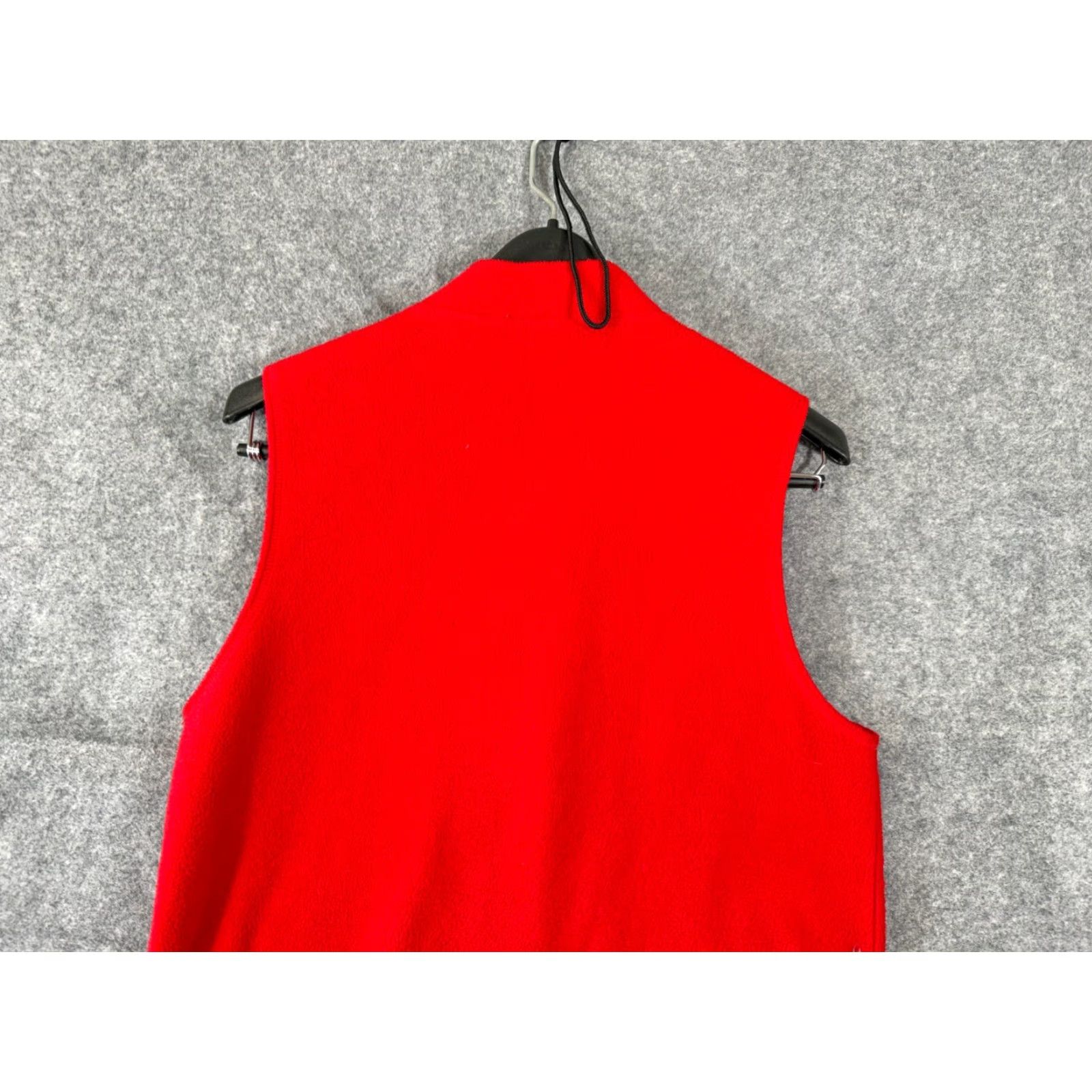 Ann Taylor VINTAGE Ann Taylor Loft Vest Womens M Red Button Front Pockets Fleece 90s Classic Casual Size M / US 6-8 / IT 42-44 - 7 Thumbnail