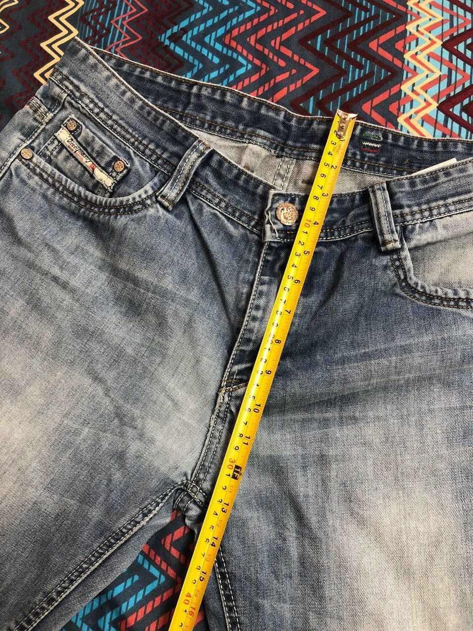 Diesel 00’s Vintage Diesel Denim Jeans Y2K Glamour Size US 36 / EU 52 - 12 Thumbnail
