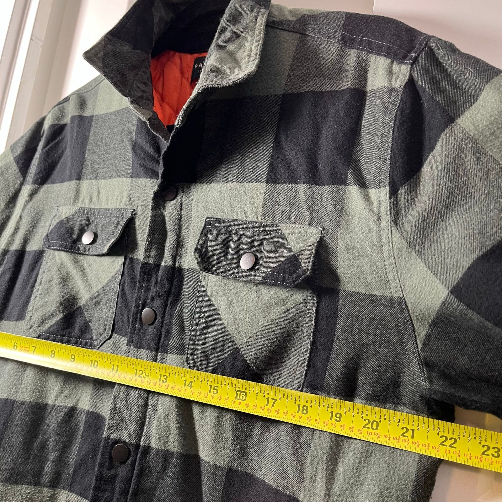 Pacsun PacSun Green Plaid Medium Shacket with Snap Closure Size US M / EU 48-50 / 2 - 5 Thumbnail