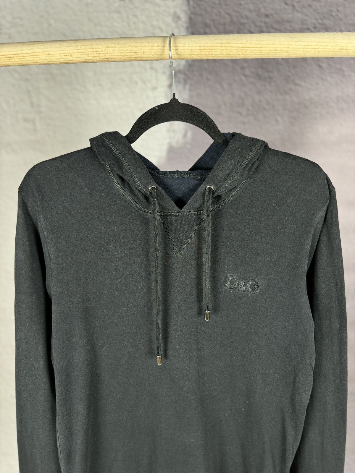 Dolce & Gabbana Dolce & Gabbana reversible black/navy hoodie embroidery logo Size US S / EU 44-46 / 1 - 4 Thumbnail