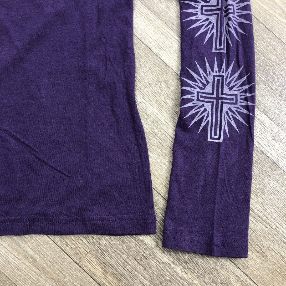 Japanese Brand 2000s Glitz like H Anarchy Cross Gothic Grunge Punk Goa Tee Size US S / EU 44-46 / 1 - 8 Thumbnail
