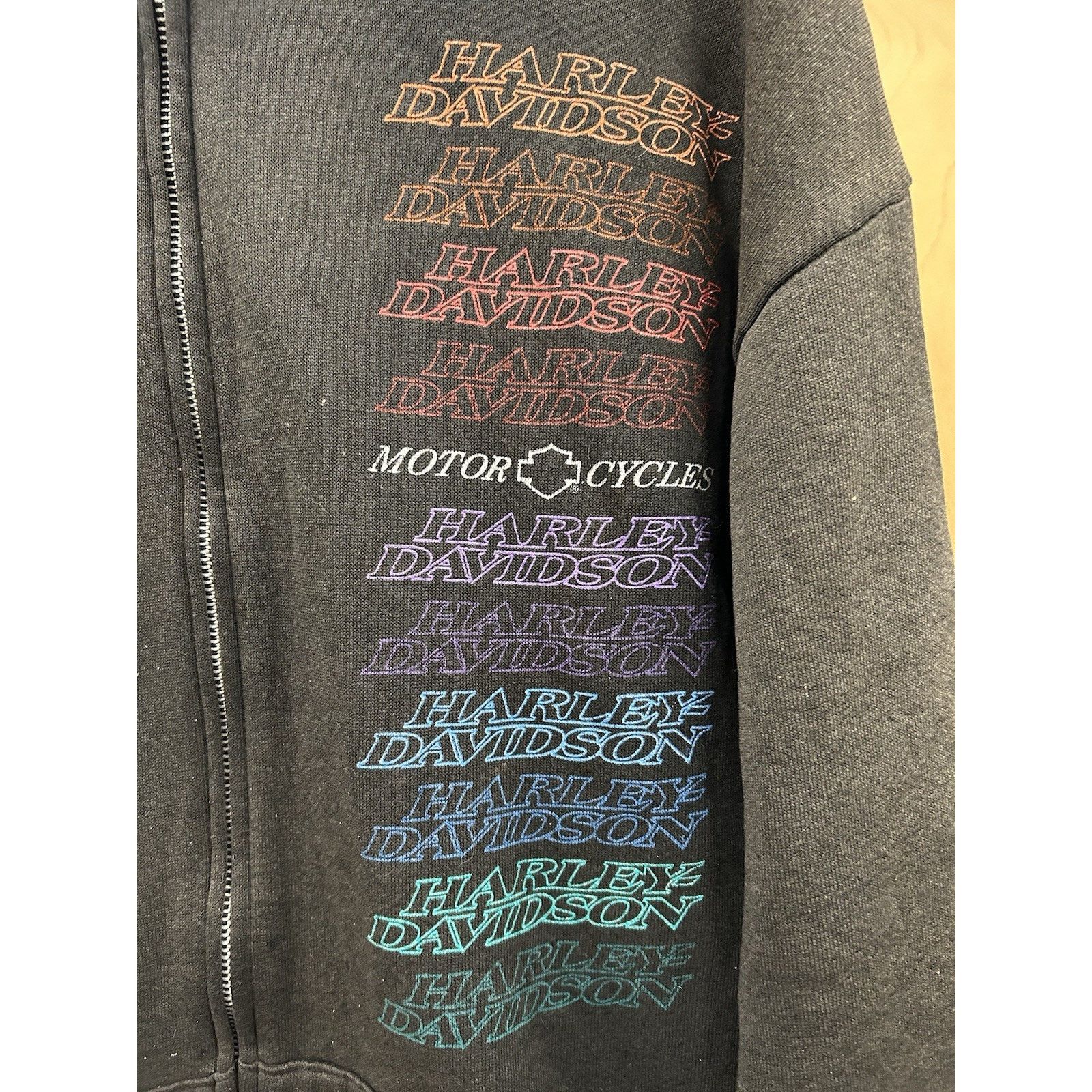 Harley Davidson VTG Harley Davidson Sweatshirt Hoodie Large Faded 1993 USA Size US L / EU 52-54 / 3 - 3 Thumbnail