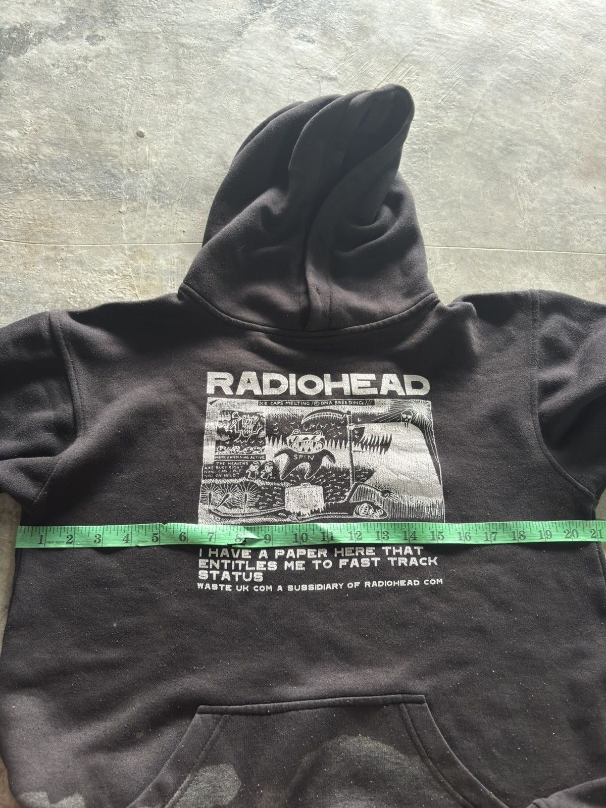 Band Tees vintage RADIOHEAD sunfaded distressed bleach boxy style erd Size US L / EU 52-54 / 3 - 10 Thumbnail