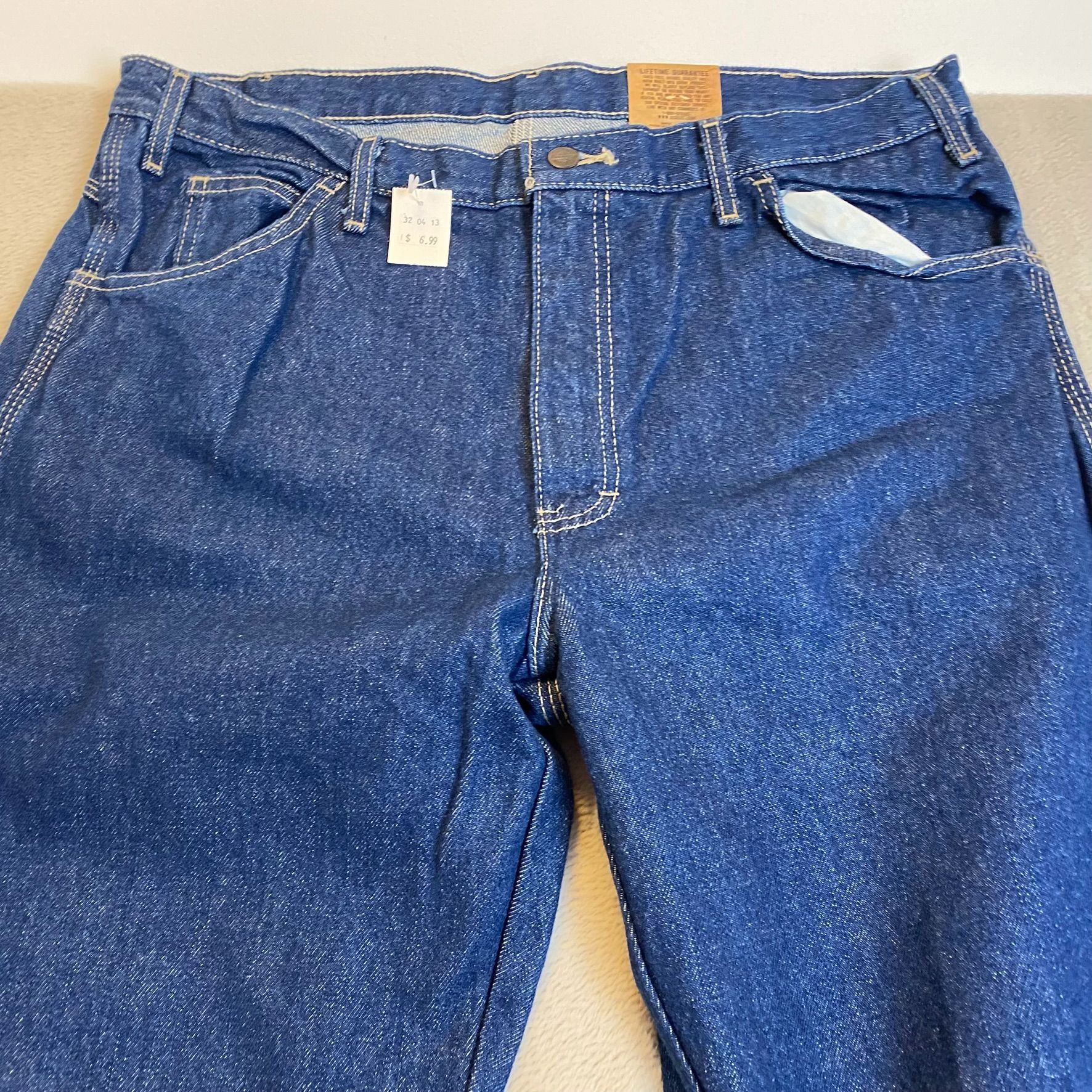 Dickies Dickies Mens Jeans 36x32 Relaxed Fit Blue Denim Durable 100% Size US 38 / EU 54 - 3 Thumbnail