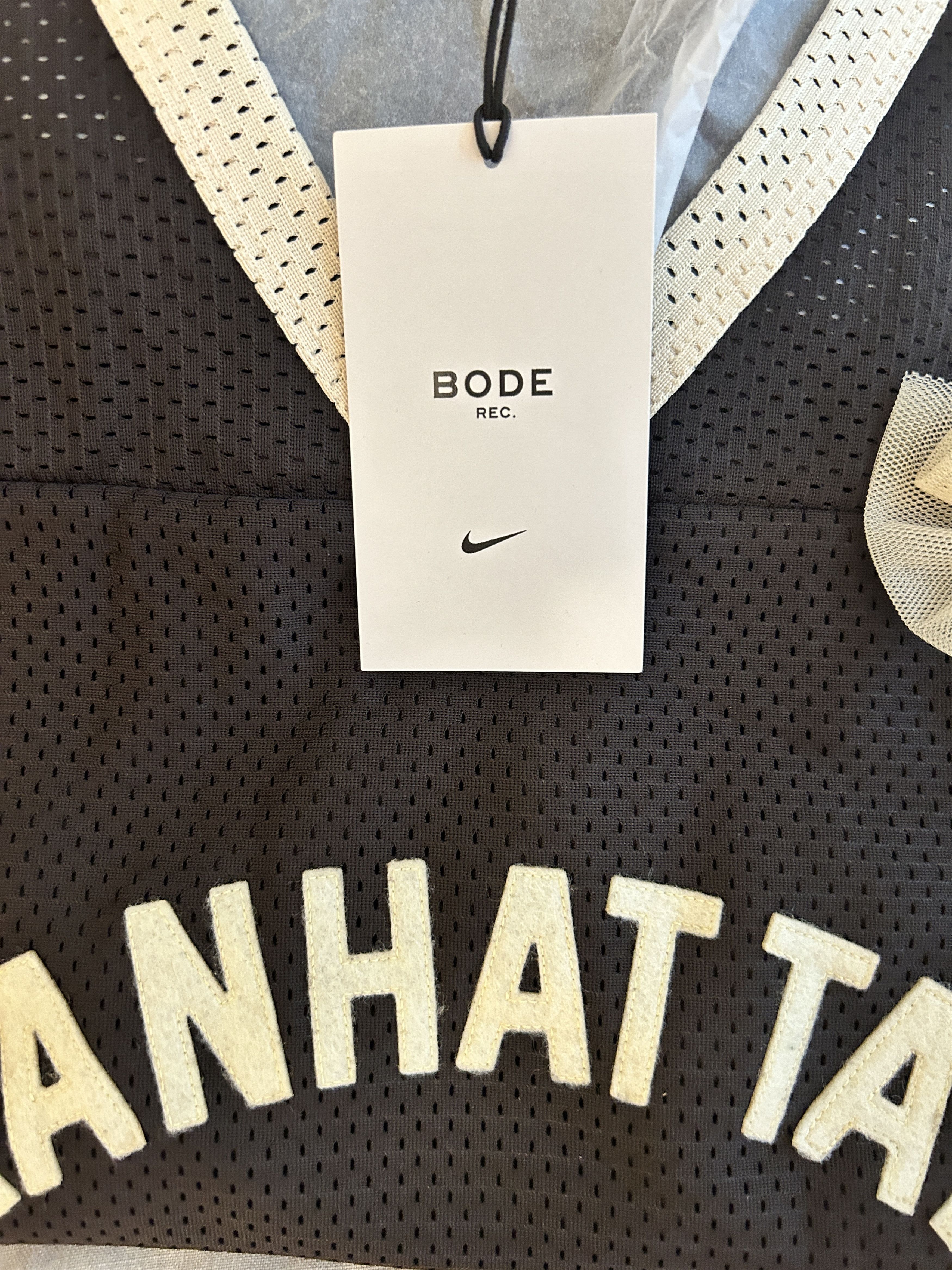 Bode × Nike Nike x Bode Mesh Jersey in Shadow Brown 'Manhattan' Size US XL / EU 56 / 4 - 4 Thumbnail