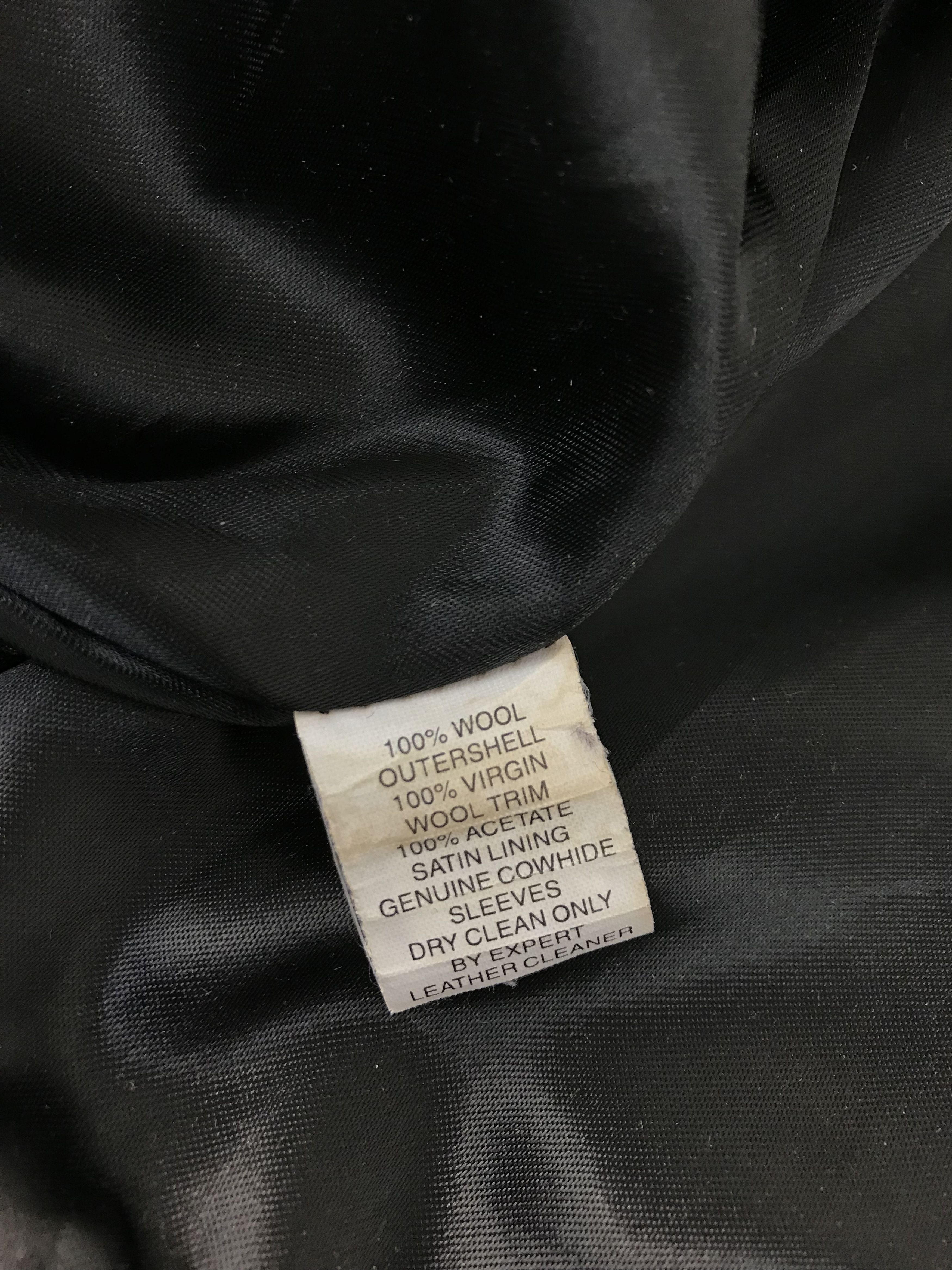 Genuine Leather Vintage Dehen Indianna Virgin Wool + Cowhide Leather Sleeve Size US M / EU 48-50 / 2 - 6 Thumbnail