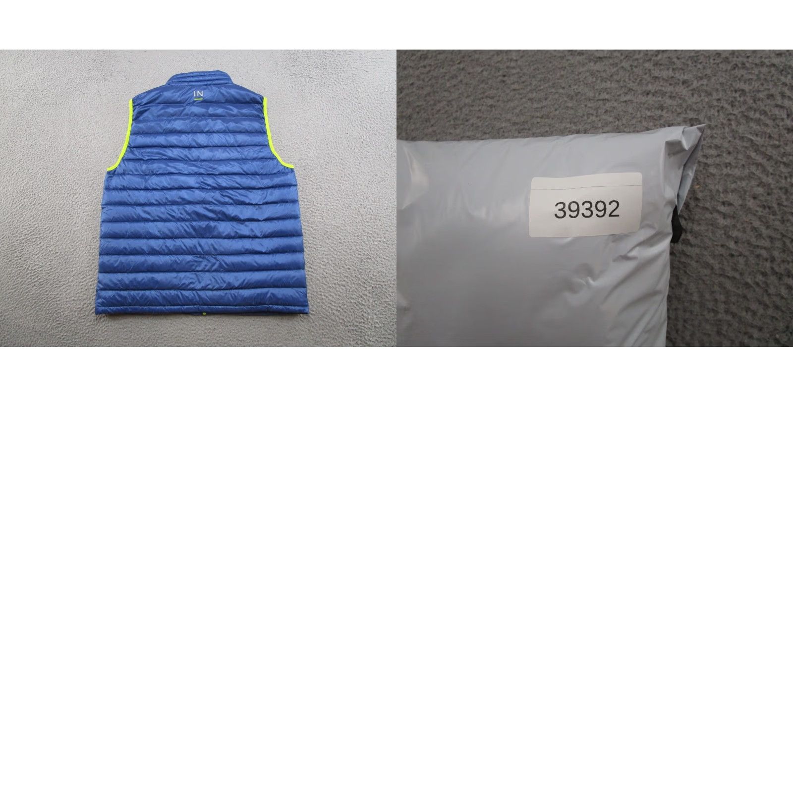 Vintage Inspirato Vest Packable Puffer Quilted Down Blue Full Zip XL Outdoor Ski Jacket/Coat? Size US XL / EU 56 / 4 - 8 Thumbnail