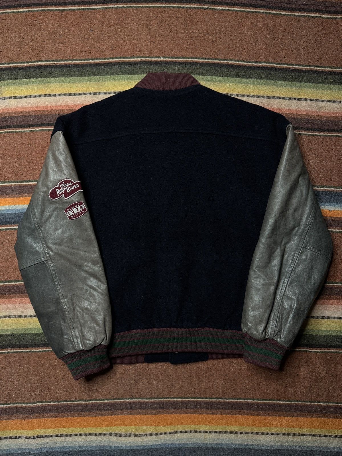 Chaps Ralph Lauren × Polo Ralph Lauren × Vintage Vintage CHAPS Ralph Lauren Frontier Western Varsity Jacket Size US M / EU 48-50 / 2 - 7 Thumbnail
