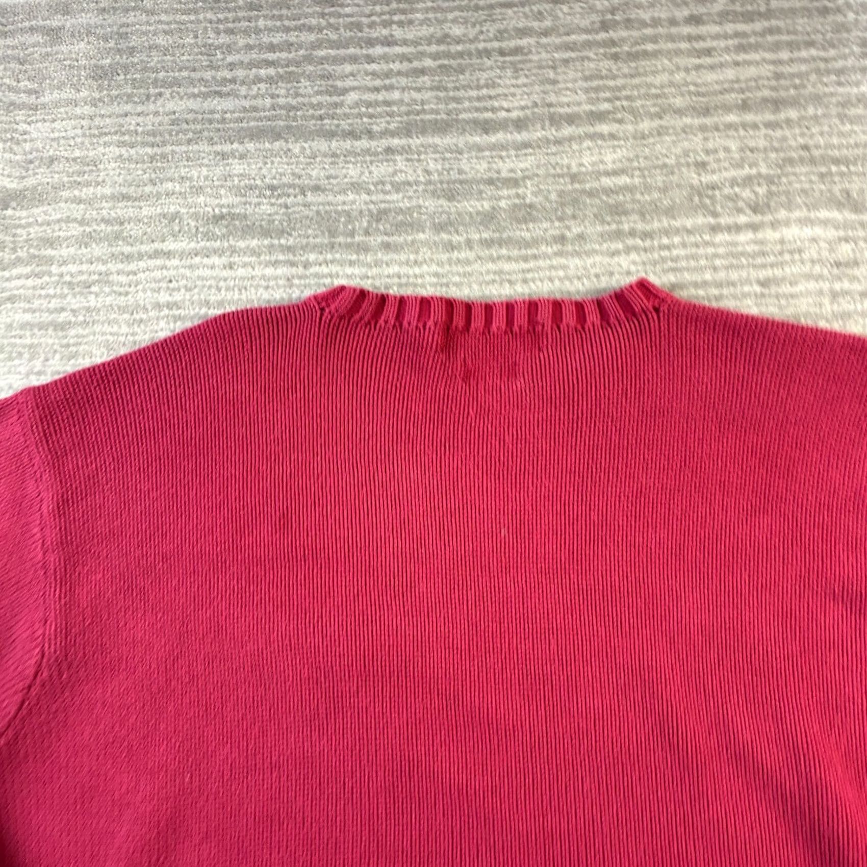 Polo Ralph Lauren Vintage Polo Ralph Lauren Sweater Mens Large Red Cable Knit Crewneck Chunky Heavy Size US L / EU 52-54 / 3 - 6 Thumbnail