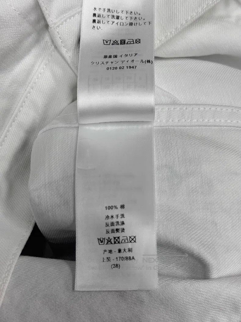 Dior Dior White denim back embroidered eight-pointed nautical d Size XS / US 0-2 / IT 36-38 - 6 Thumbnail