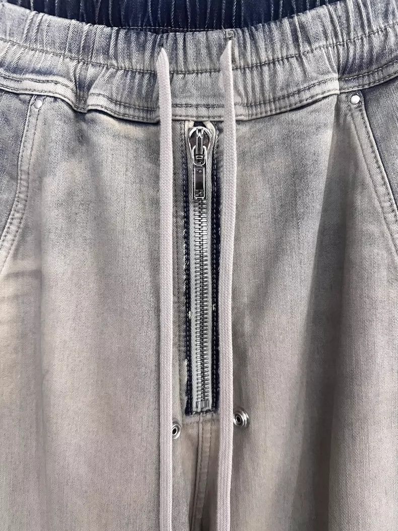 Rick Owens Rick Owens size xs 24 SS Gradient Wash Denim Wide-Leg Pant Size US 28 / EU 44 - 2 Thumbnail