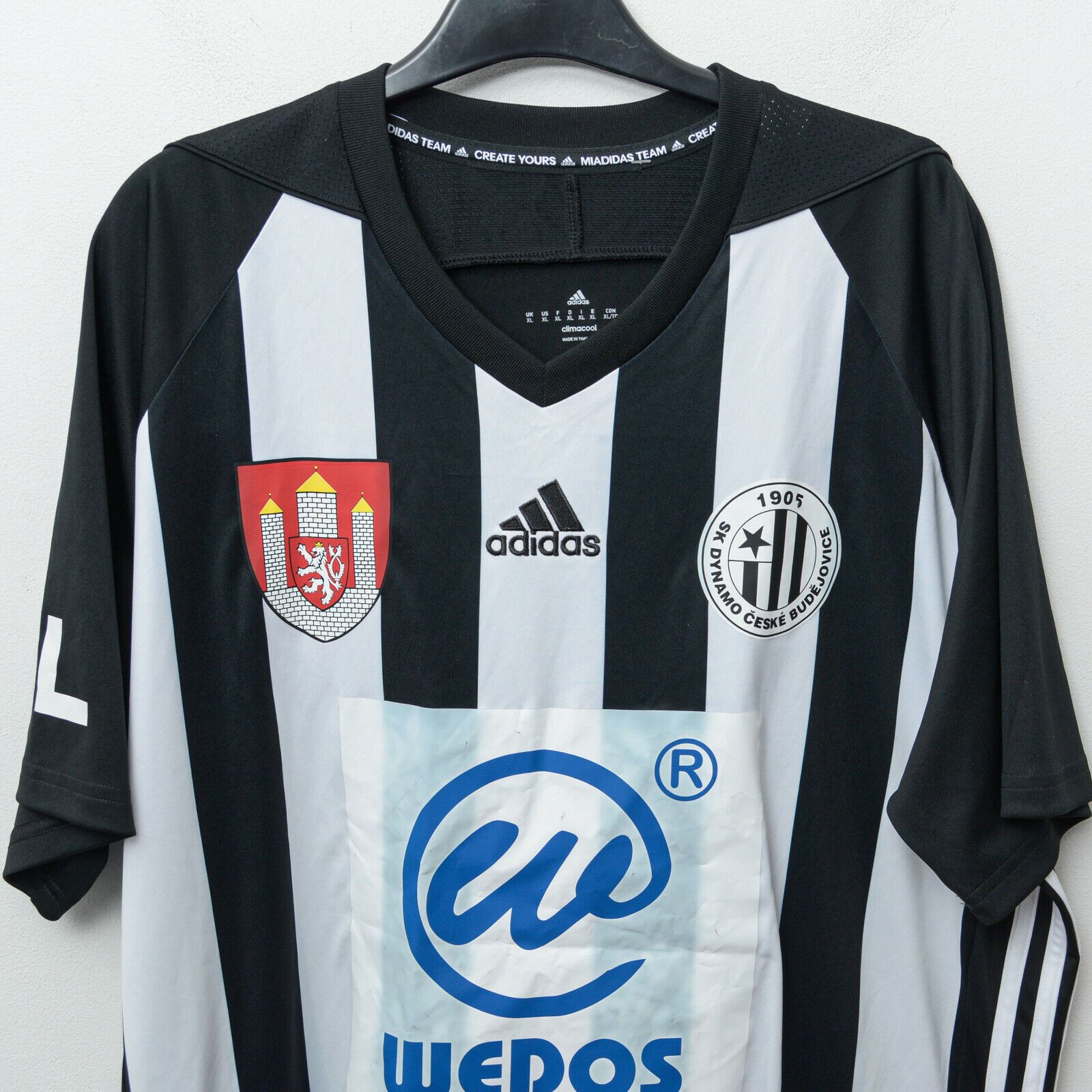 Adidas SK Dynamo Ceske Budejovice XL Home Jersey 2017 2018 Shirt Size US XL / EU 56 / 4 - 2 Thumbnail