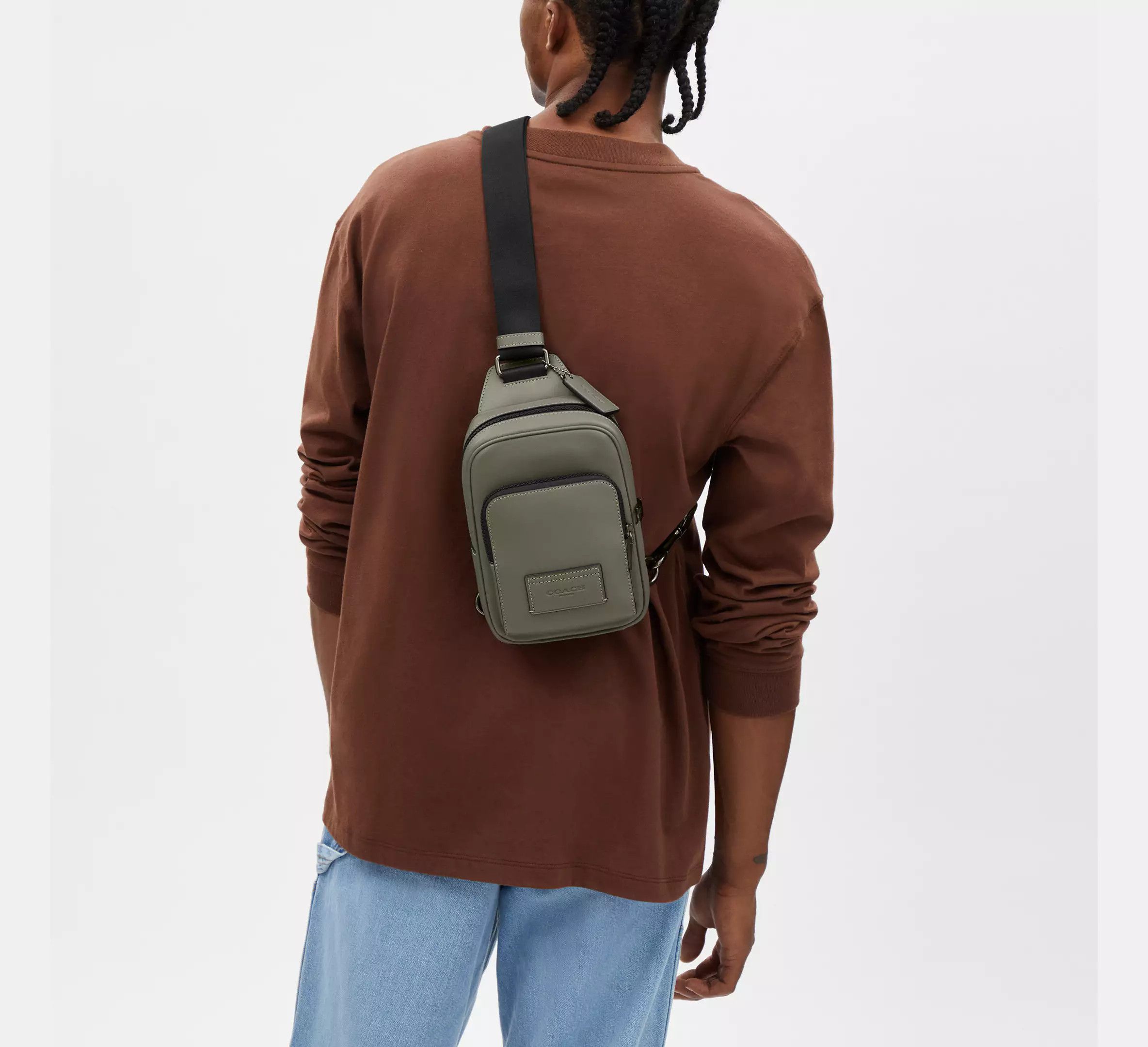 Coach Racer Sling Pack In Smooth Leather CU252 Size ONE SIZE - 8 Thumbnail
