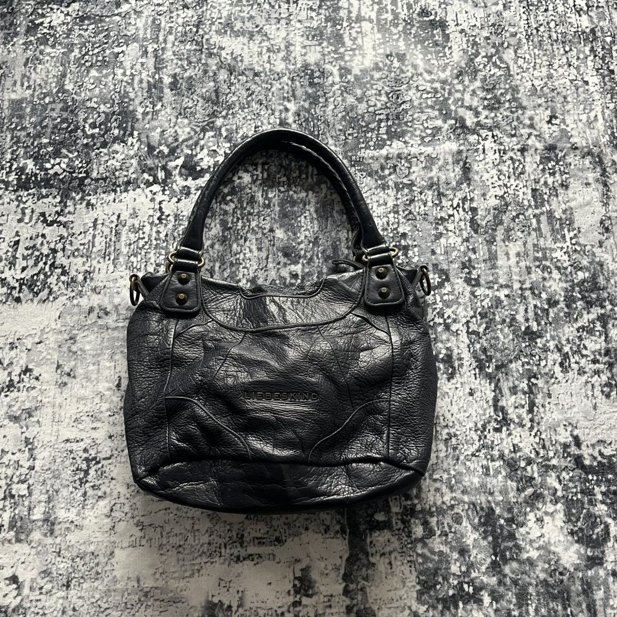 LIEBESKIND BERLIN Dark Navy Leather Shoulder Bag Liebeskind Berlin Crossbody Size ONE SIZE - 9 Thumbnail