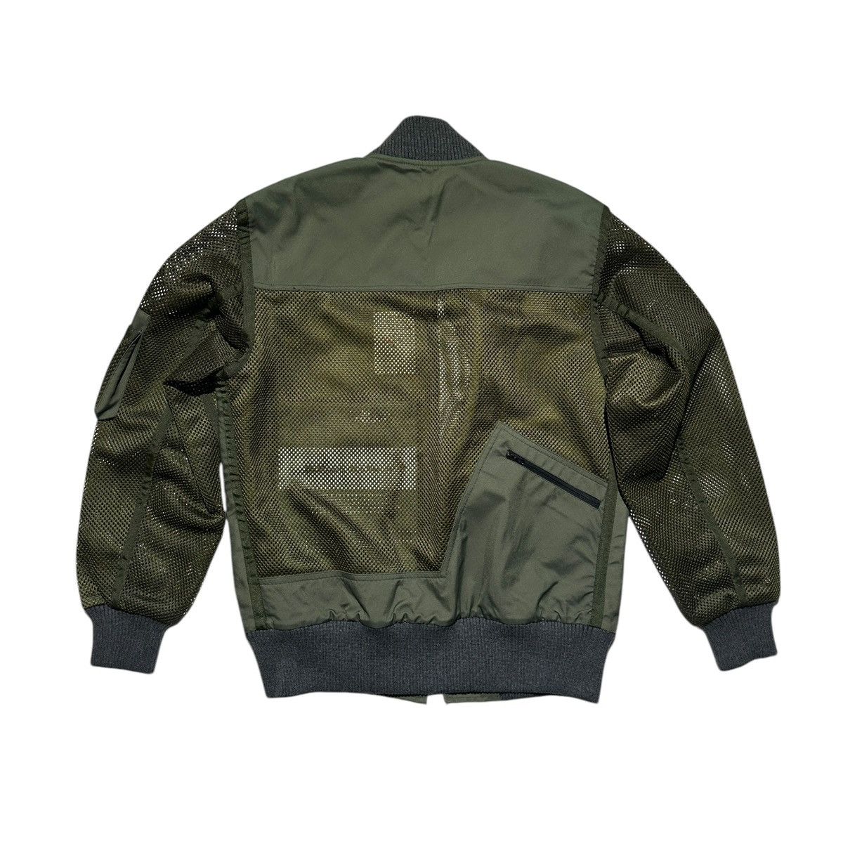 Christopher Raeburn × Designer Reconstructed netted patchwork bomber Size US M / EU 48-50 / 2 - 2 Thumbnail