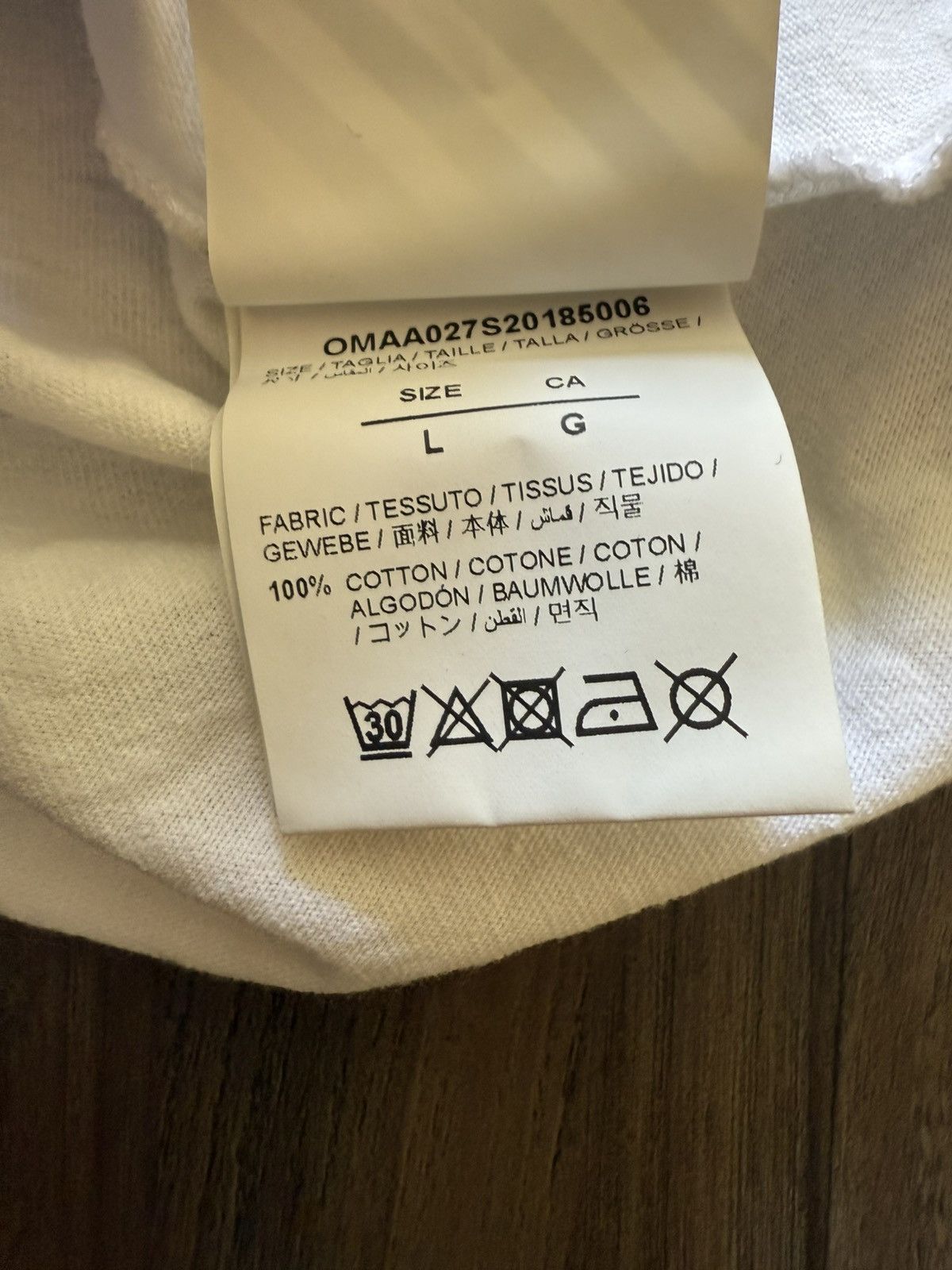 Off-White Off-White “Ocean Debris” T-Shirt White Size L Virgil Abloh Size US L / EU 52-54 / 3 - 4 Thumbnail