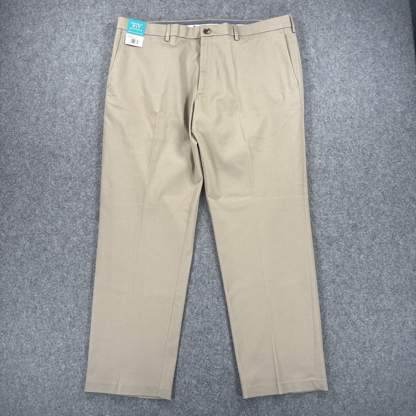 Haggar Haggar Mens Pants 40x30 Straight Khaki Perfect Fit Waistband Size US 40 / EU 56 - 1 Thumbnail