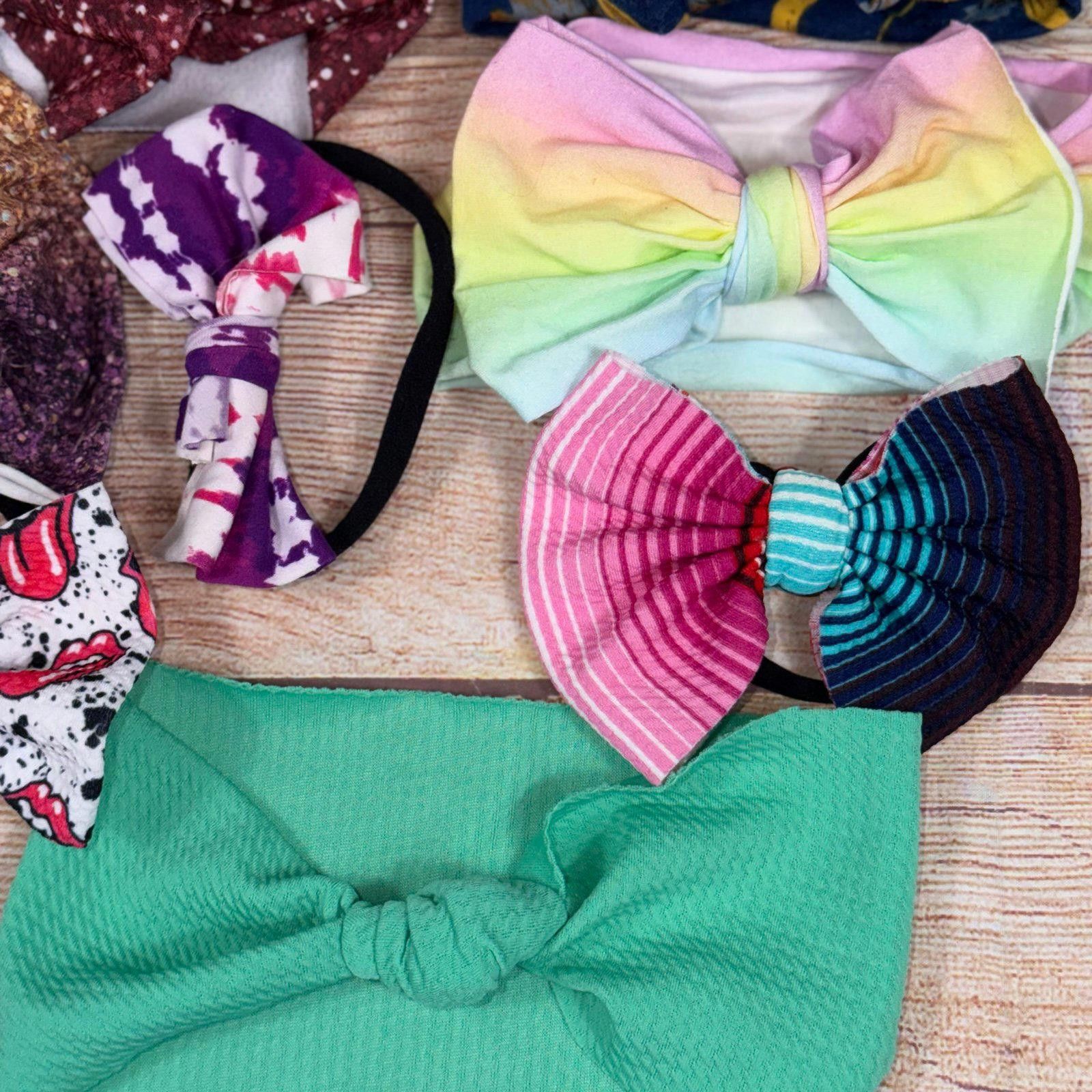 Other Assorted Baby and Toddler Headbands with Bows Size ONE SIZE - 5 Thumbnail