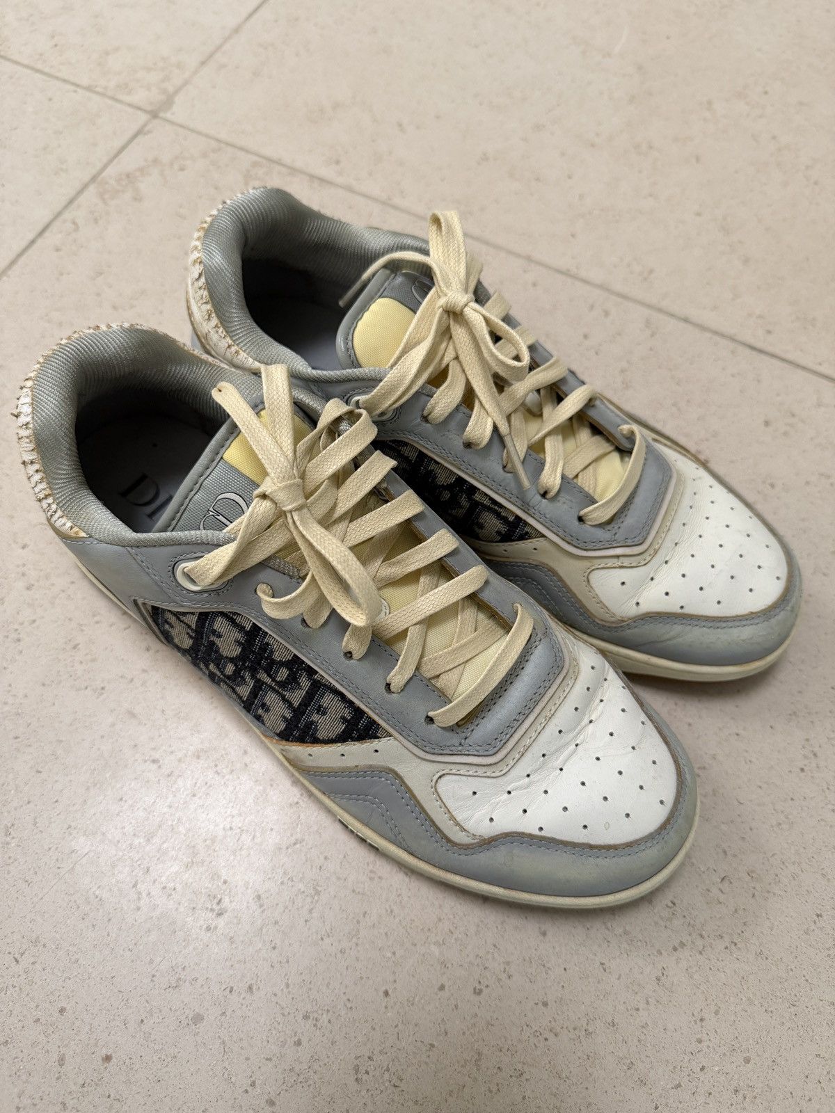 Dior DIOR - B27 low grey/white mens size 42 Size US 9.5 / EU 42-43 - 10 Thumbnail