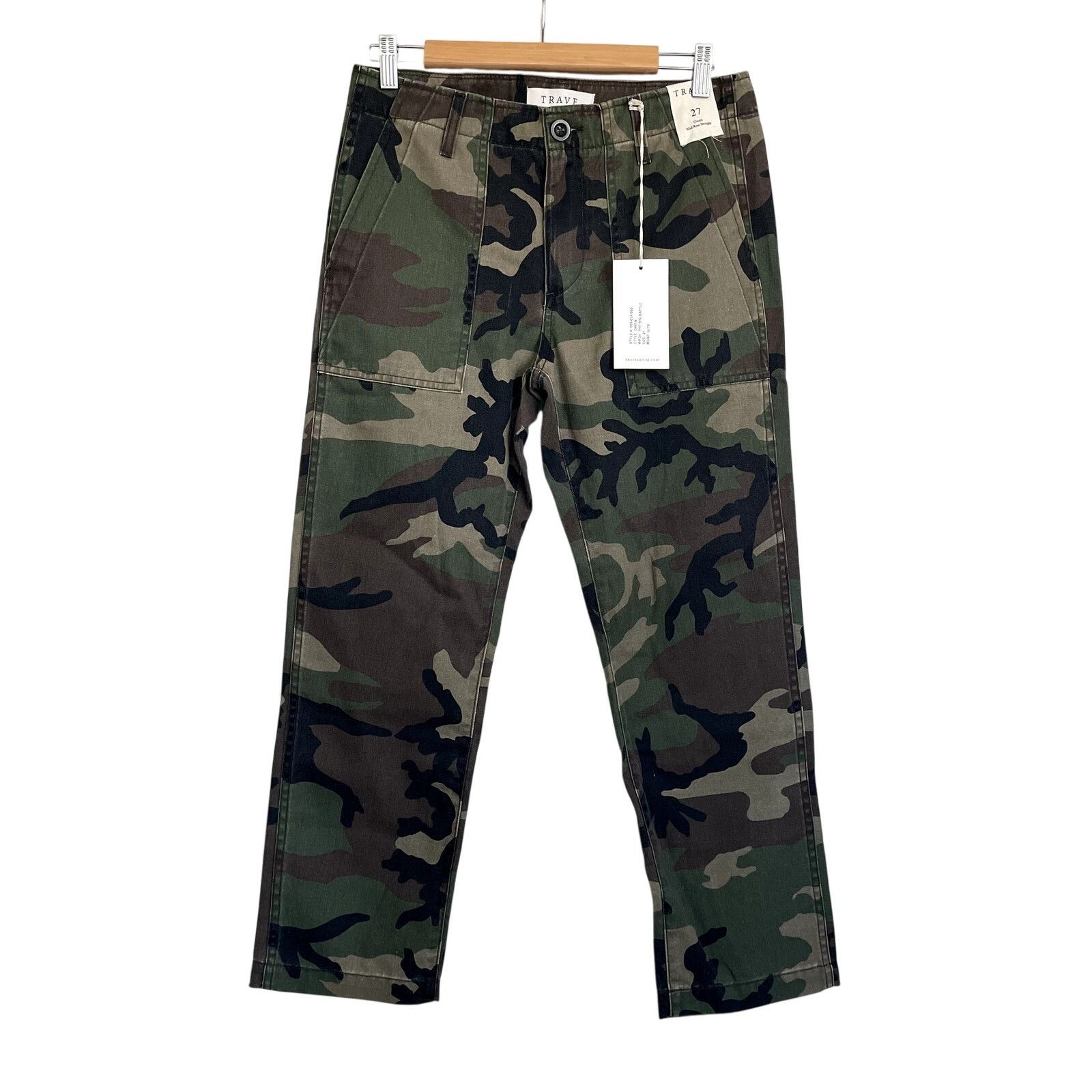 Other NWT Trave $278 Gwen The Big Battle Camo Pants 27 Deadstock Size 27" / US 4 / IT 40 - 1 Thumbnail