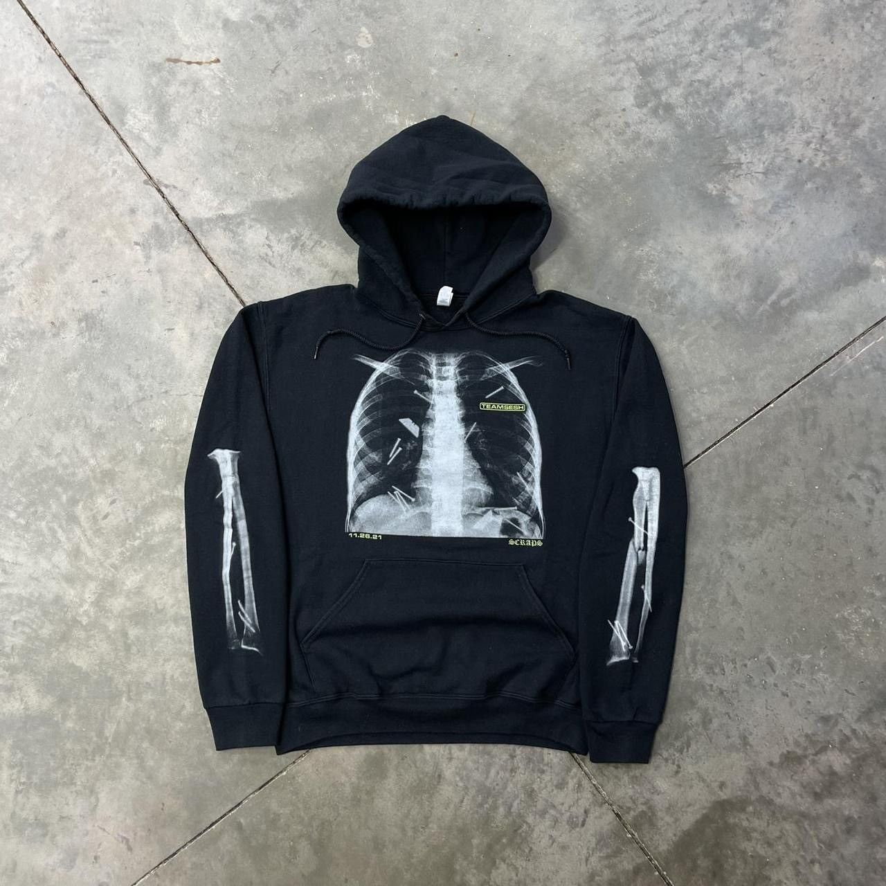 TeamSESH 2021 Team Sesh Scraps Skeleton Hoodie Sweatshirt Bones Size US M / EU 48-50 / 2 - 1 Thumbnail