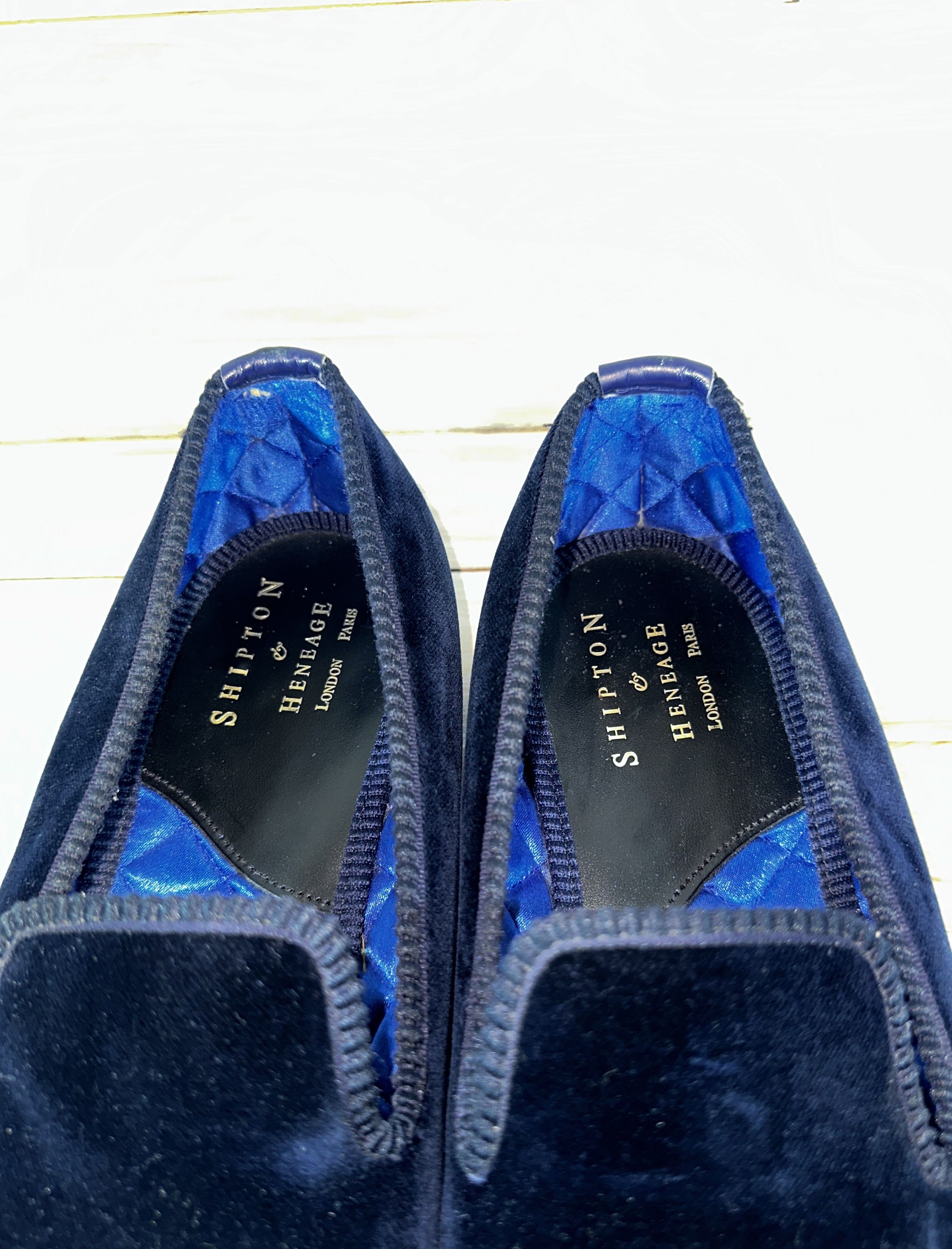 Shipton & Heneage SHIPTON HENEAGE Men's Toy Union Jack Motif Velvet Slipper Size US 11.5 / EU 44-45 - 23 Thumbnail
