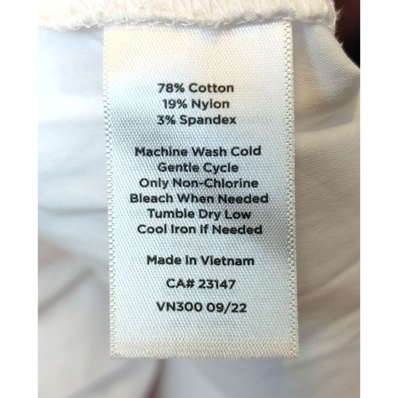 Talbots T BY TALBOTS Womens 1X White Short Sleeve Button Down Casual Size XL / US 12-14 / IT 48-50 - 5 Thumbnail