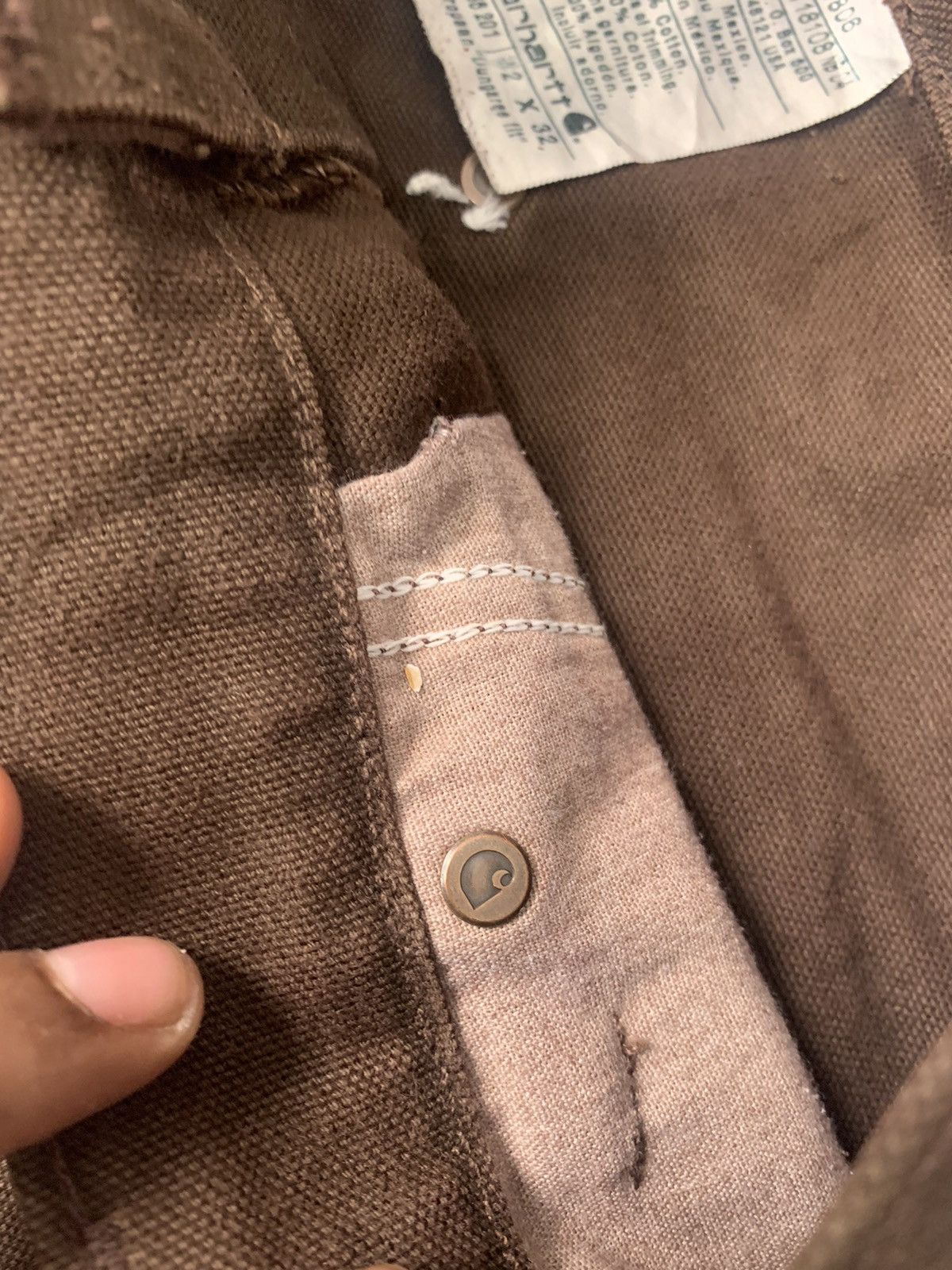 Carhartt Vintage 10f1 Carhartt EB136 dkb double knee blockprint Size US 32 / EU 48 - 7 Thumbnail